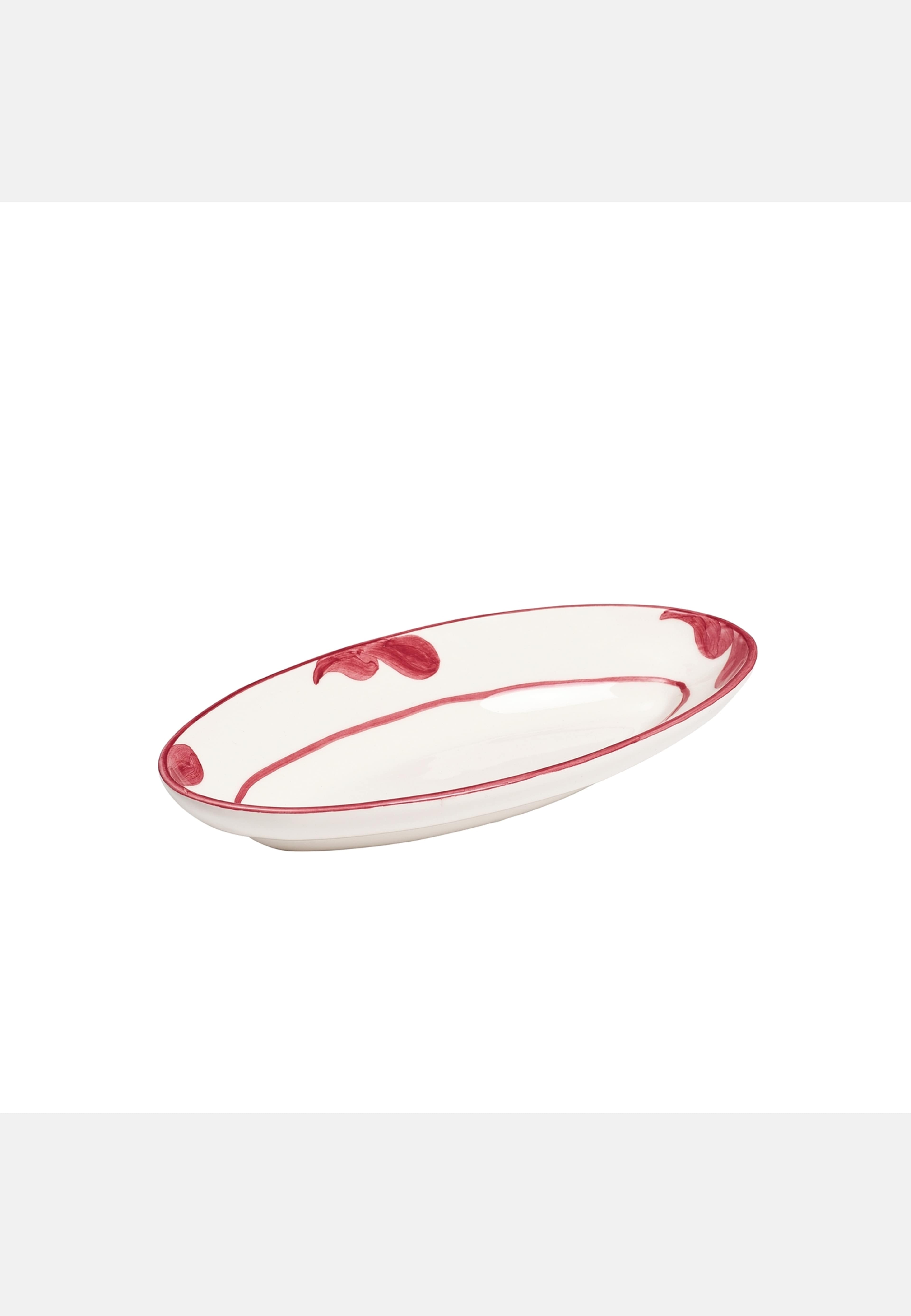 New Classic Litet Serveringsfat - 26 Cm, från Pick A Poppy, i färgen burgundy. Klicka för att öppna bilden i stort format