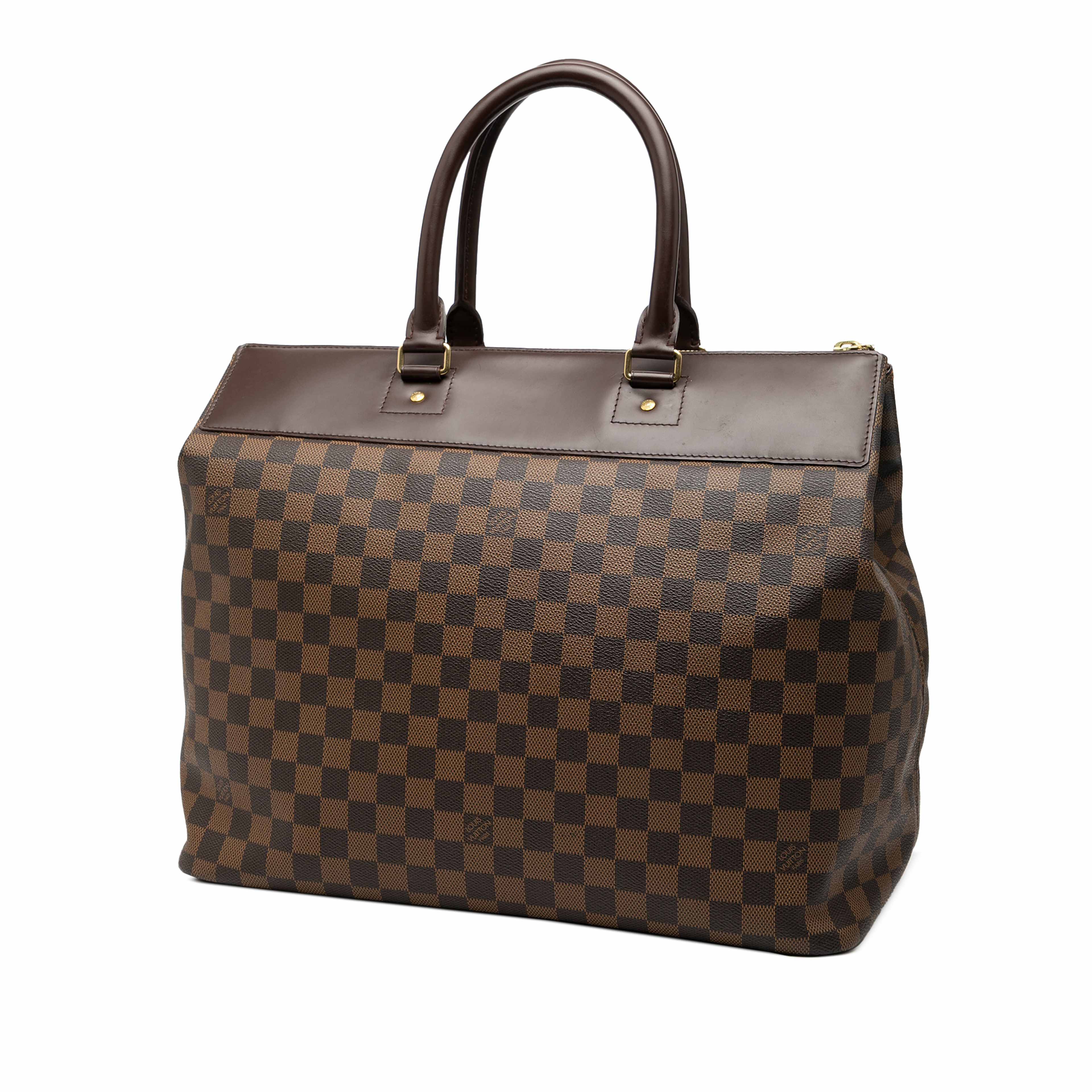 Louis Vuitton Damier Ebene Greenwich Pm, från Luxclusif, i färgen brown. Klicka för att öppna bilden i stort format