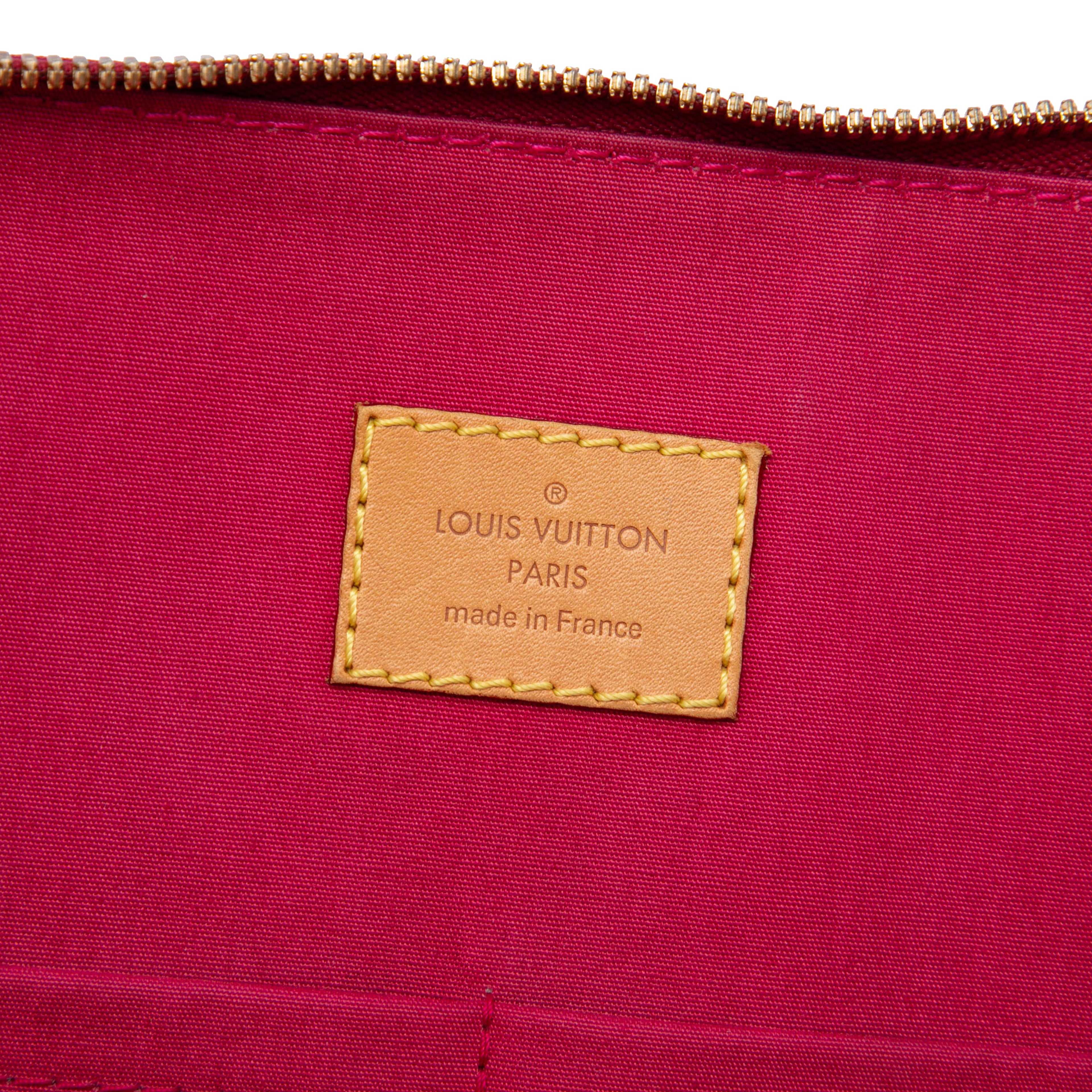 Louis Vuitton Monogram Vernis Alma Gm, från Luxclusif, i färgen rosa. Klicka för att öppna bilden i stort format