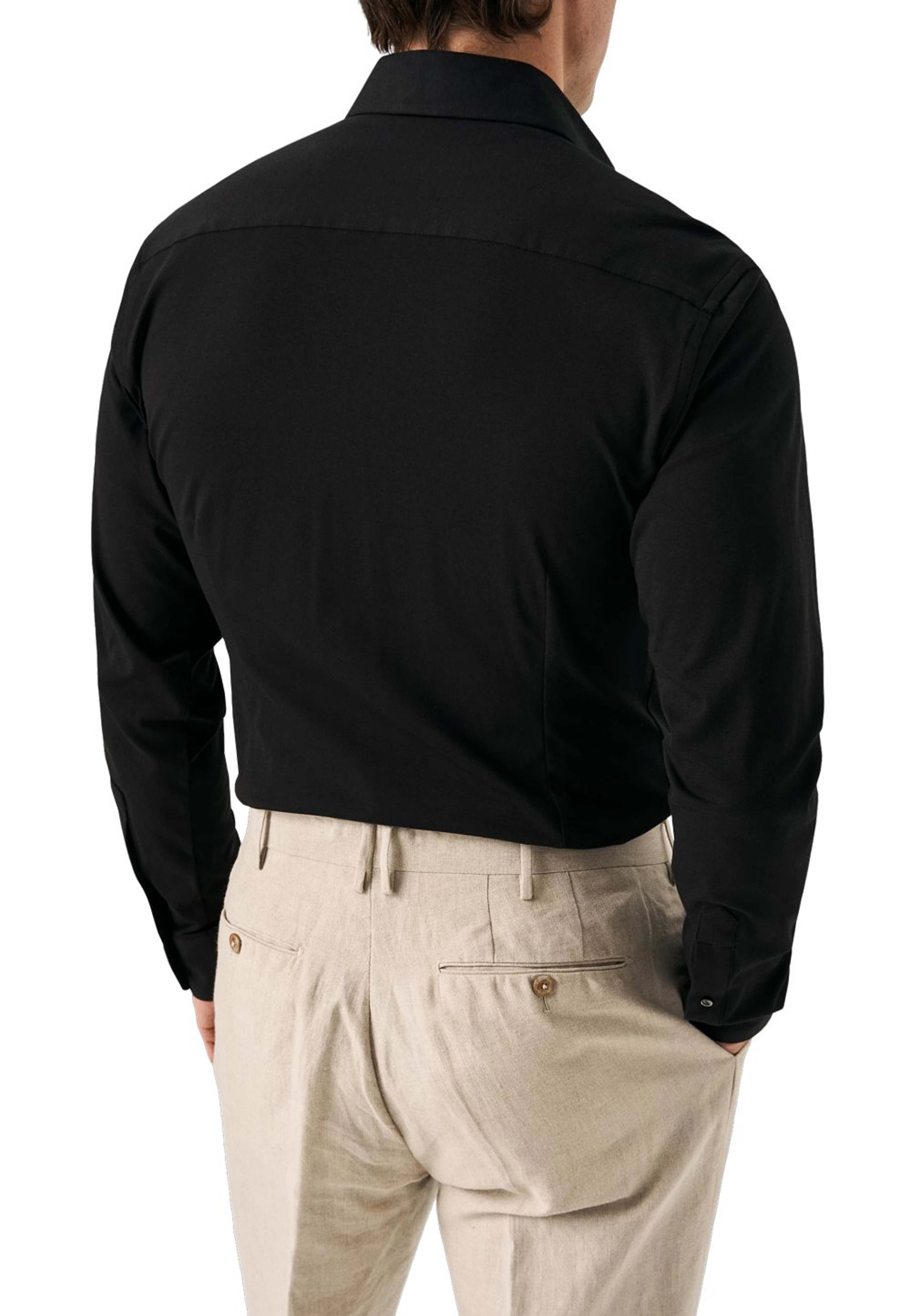 Bomullsskjorta Med Fyrvägsstretch Slim Fit