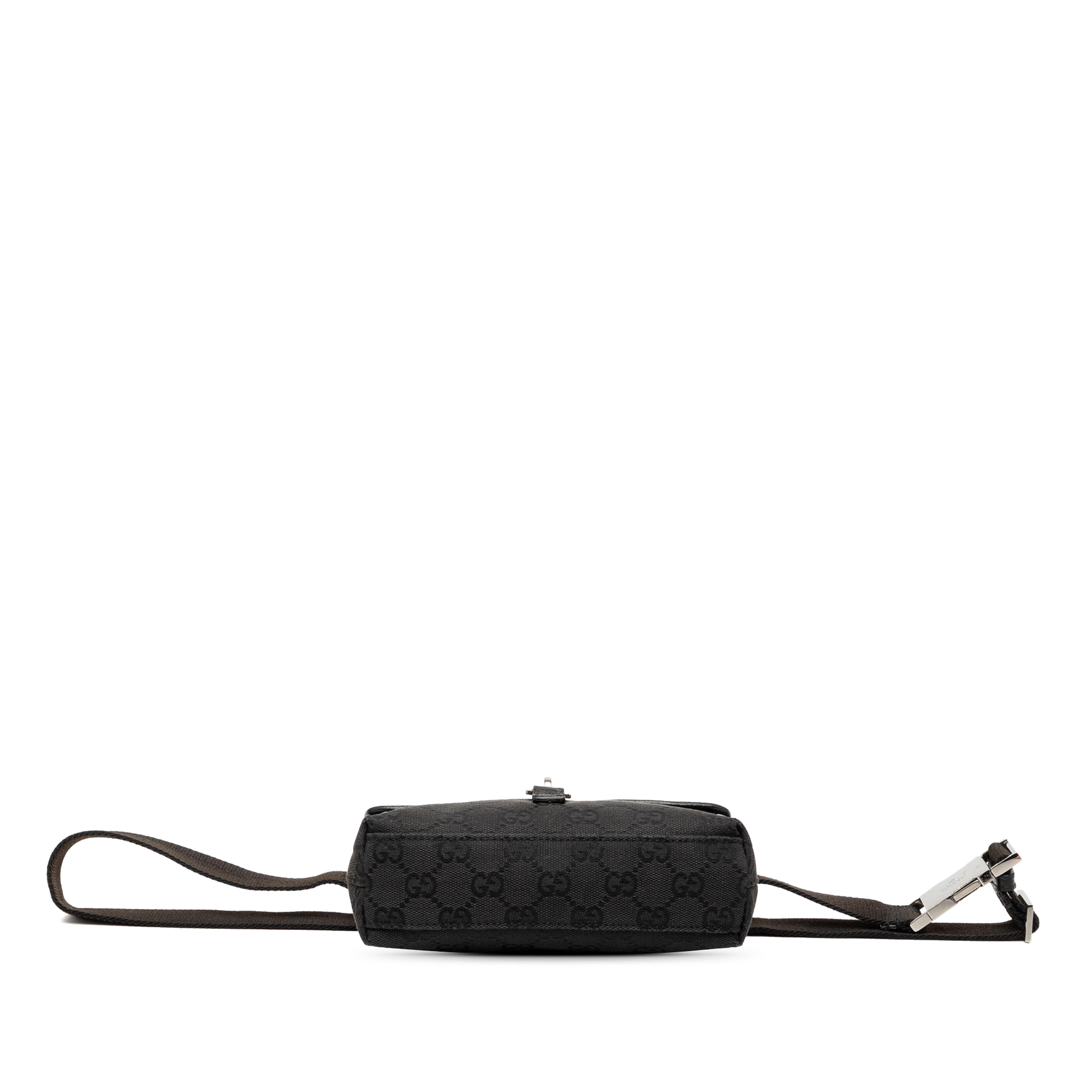 Gucci Gg Canvas Jackie Belt Bag, från Luxclusif, i färgen black. Klicka för att öppna bilden i stort format