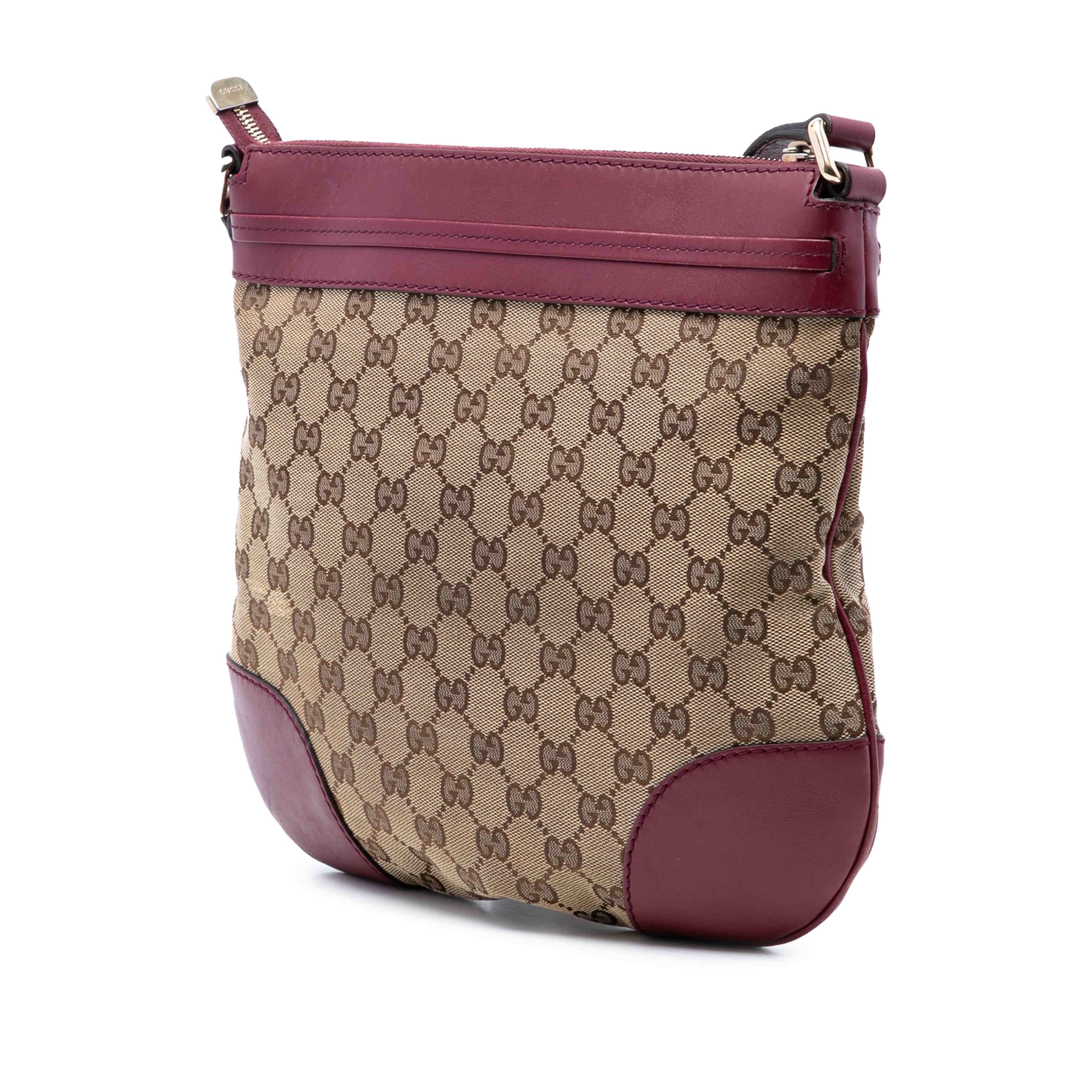 Gucci Gg Canvas Mayfair Crossbody, från Luxclusif, i färgen beige. Klicka för att öppna bilden i stort format
