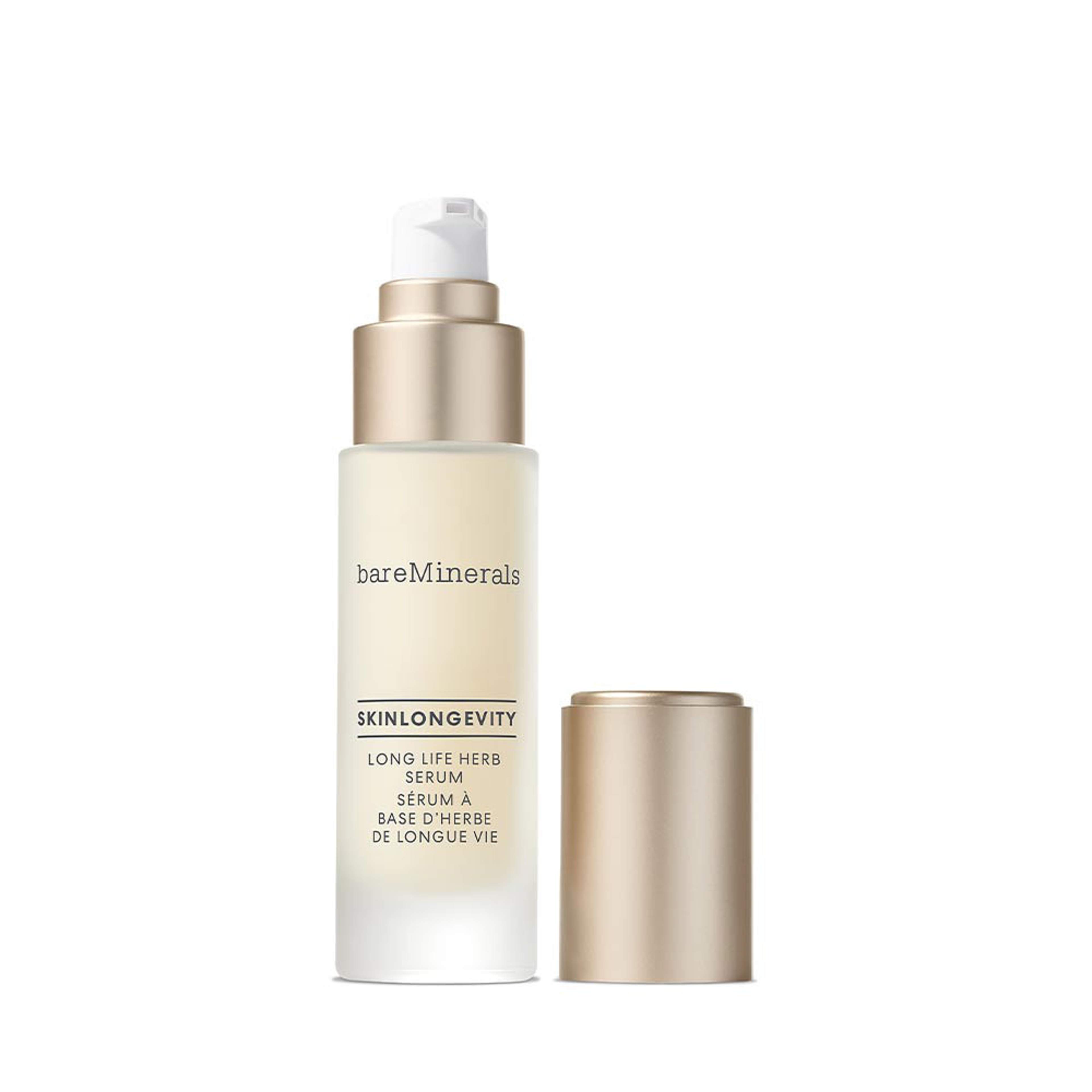 Skinlongevity Long Life Herb Serum Face serum, från bareMinerals. Klicka för att öppna bilden i stort format