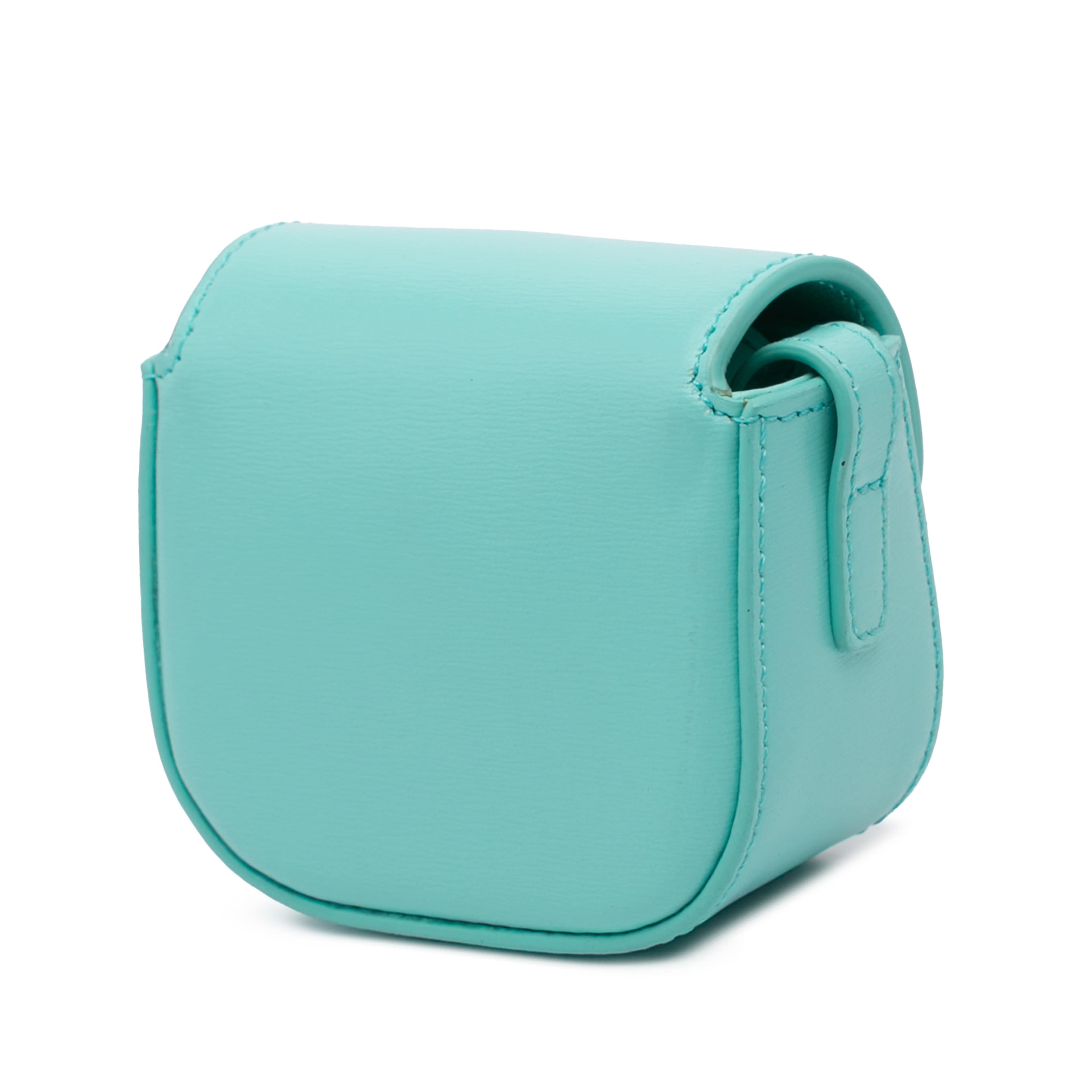 Celine Leather Triomphe Airpods Case With Strap, från Luxclusif, i färgen turquoise. Klicka för att öppna bilden i stort format