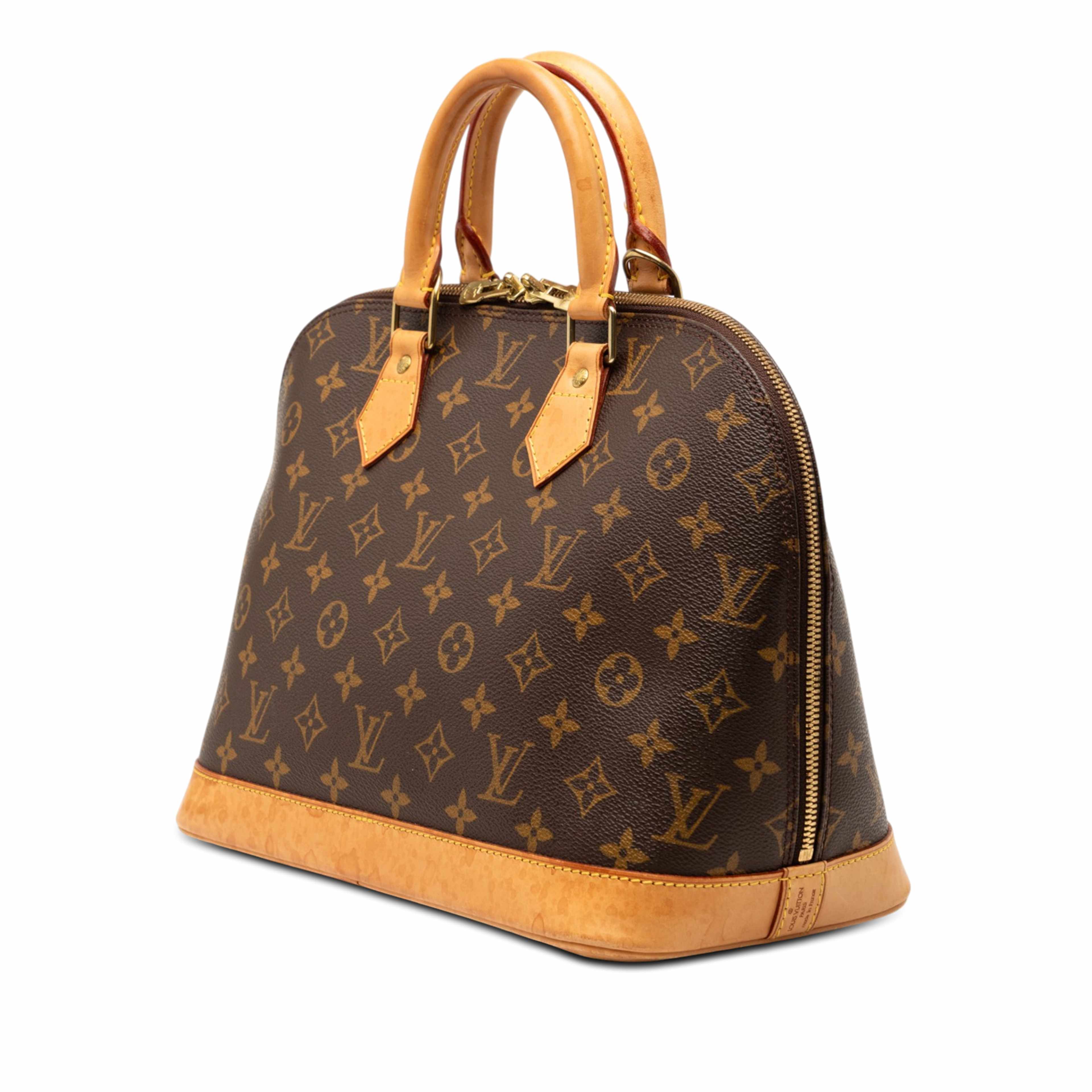 Louis Vuitton Monogram Alma Pm, från Luxclusif, i färgen brun. Klicka för att öppna bilden i stort format