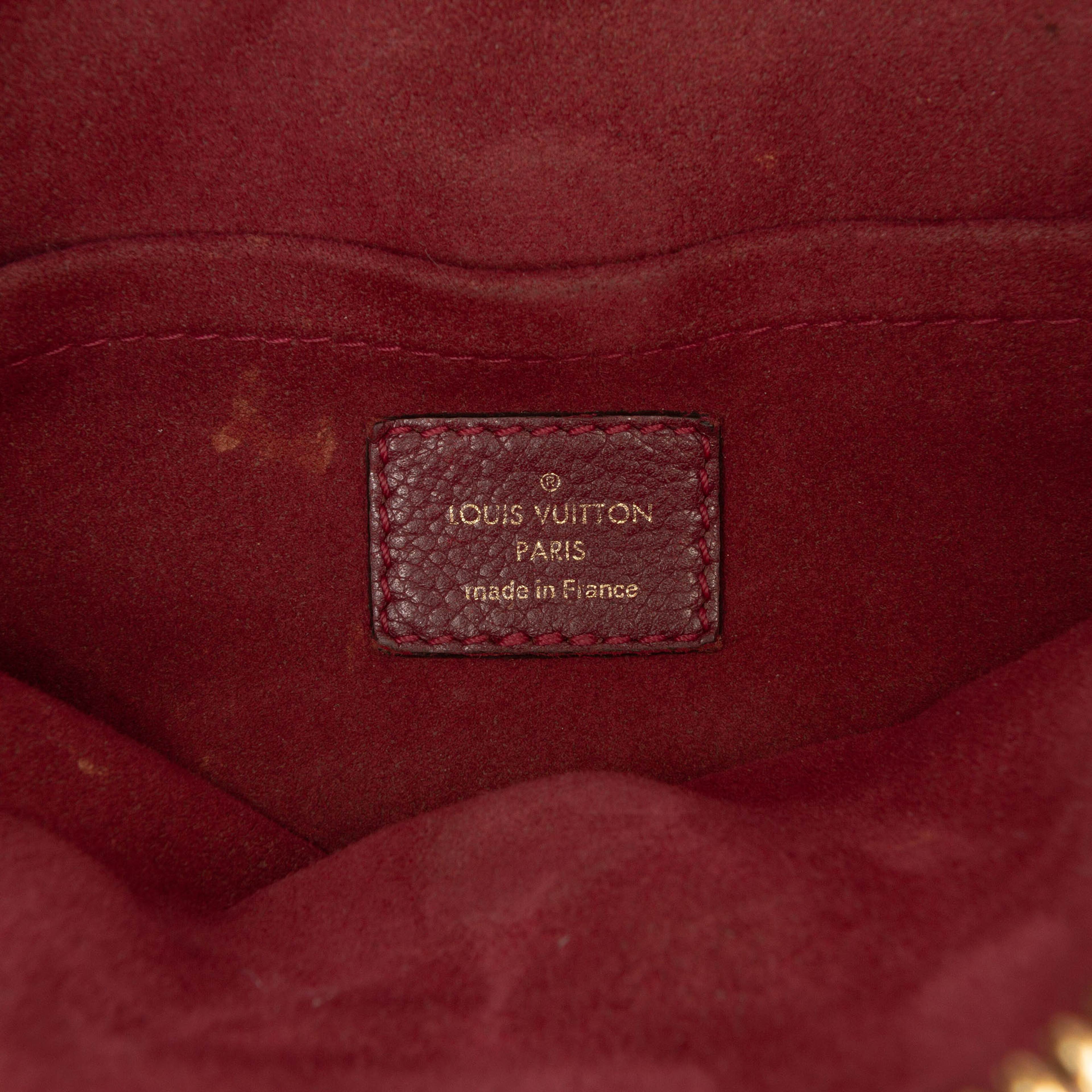 Louis Vuitton Monogram Pallas Bb, från Luxclusif, i färgen brown. Klicka för att öppna bilden i stort format