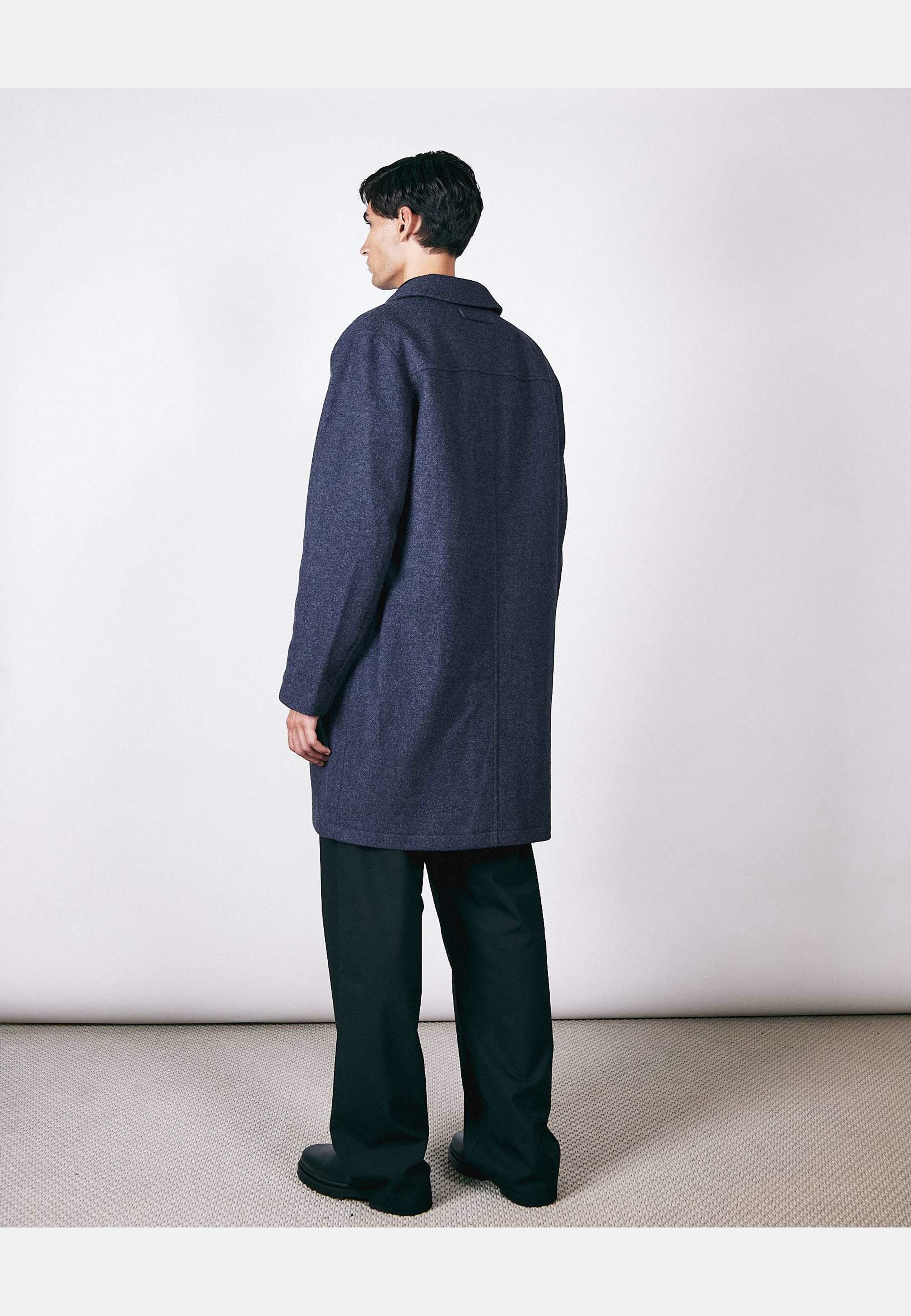 T-coat Wool, från Brixtol Textiles, i färgen florence blue. Klicka för att öppna bilden i stort format