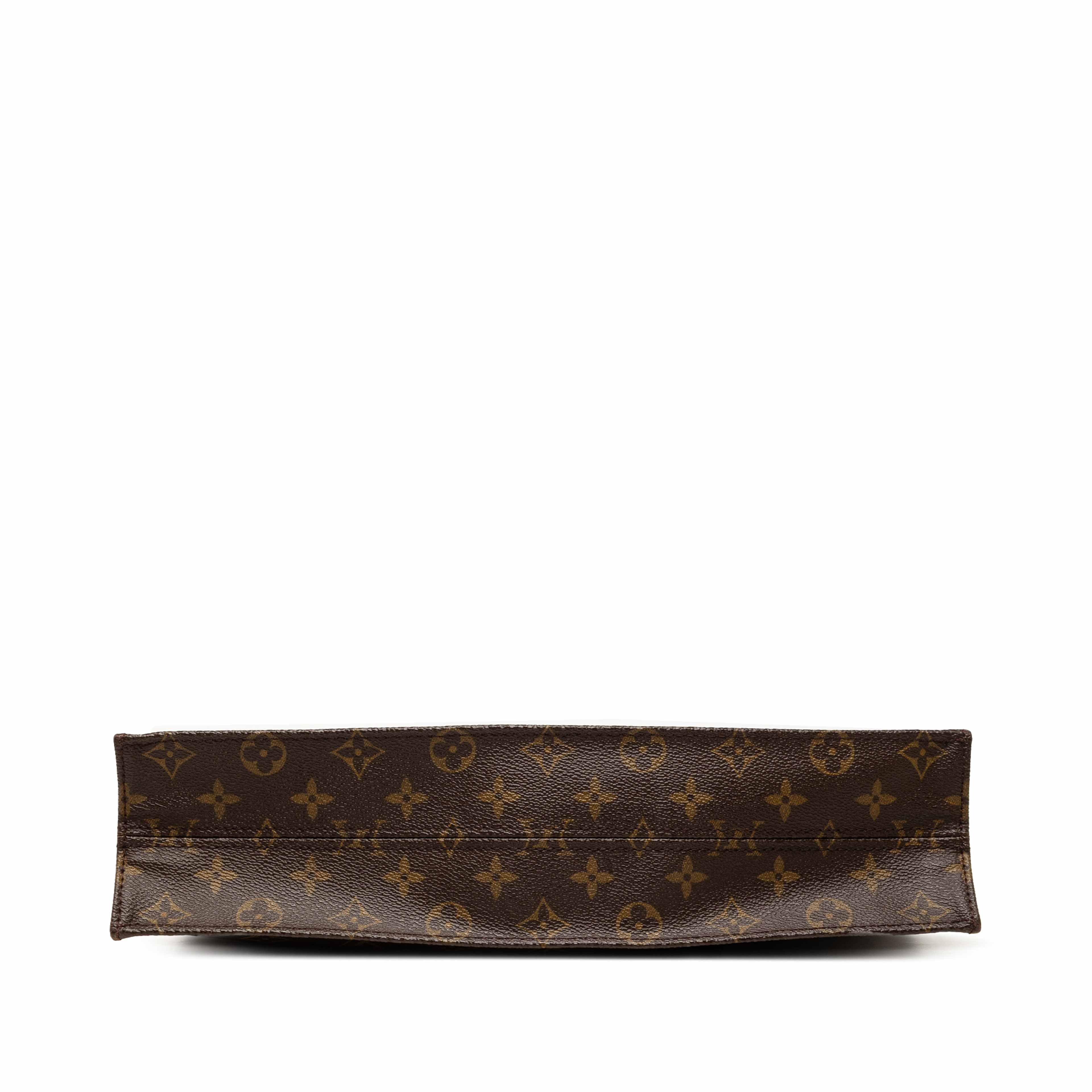 Louis Vuitton Monogram Sac Plat, från Luxclusif, i färgen brown. Klicka för att öppna bilden i stort format