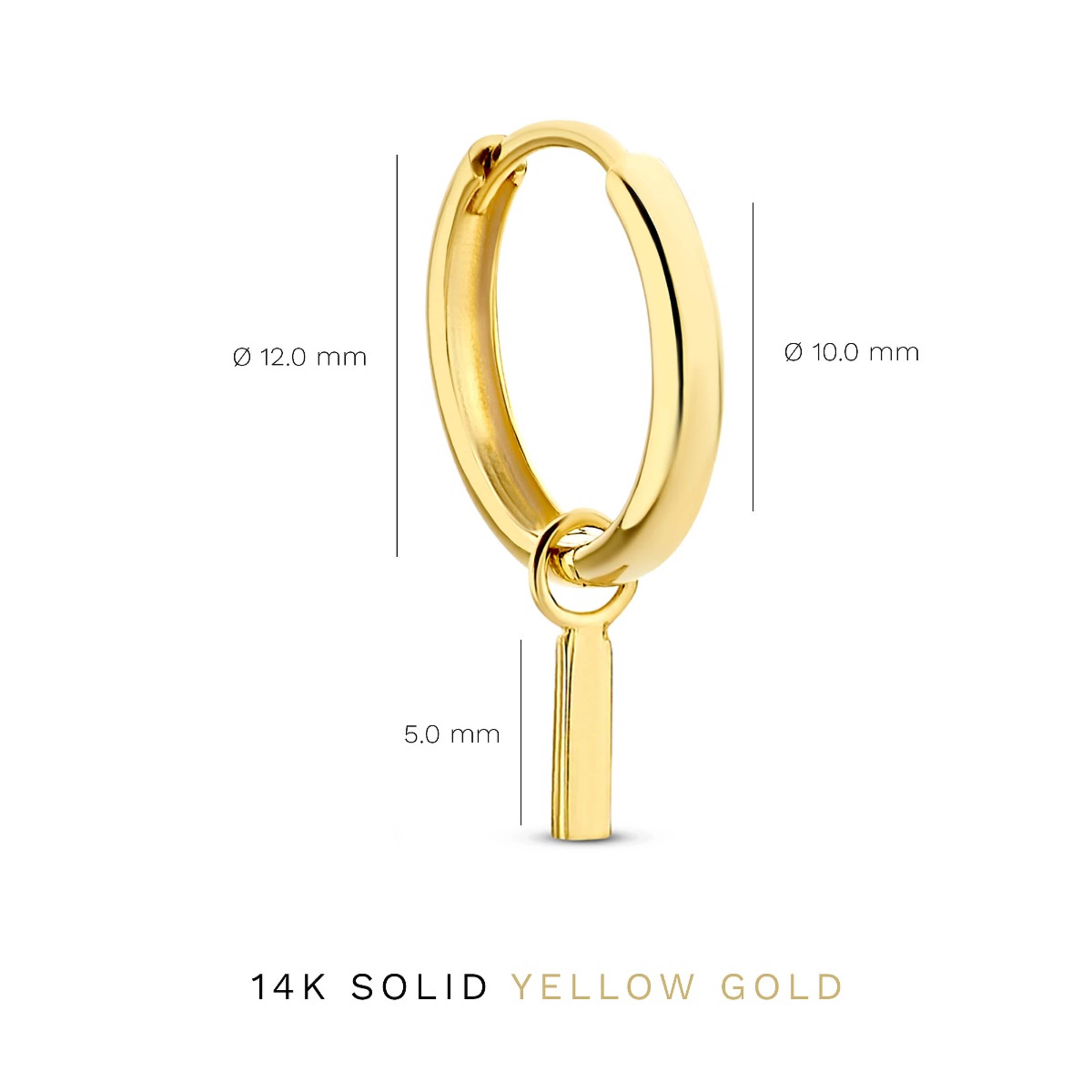 Monceau 14 Karat Guld Creoler