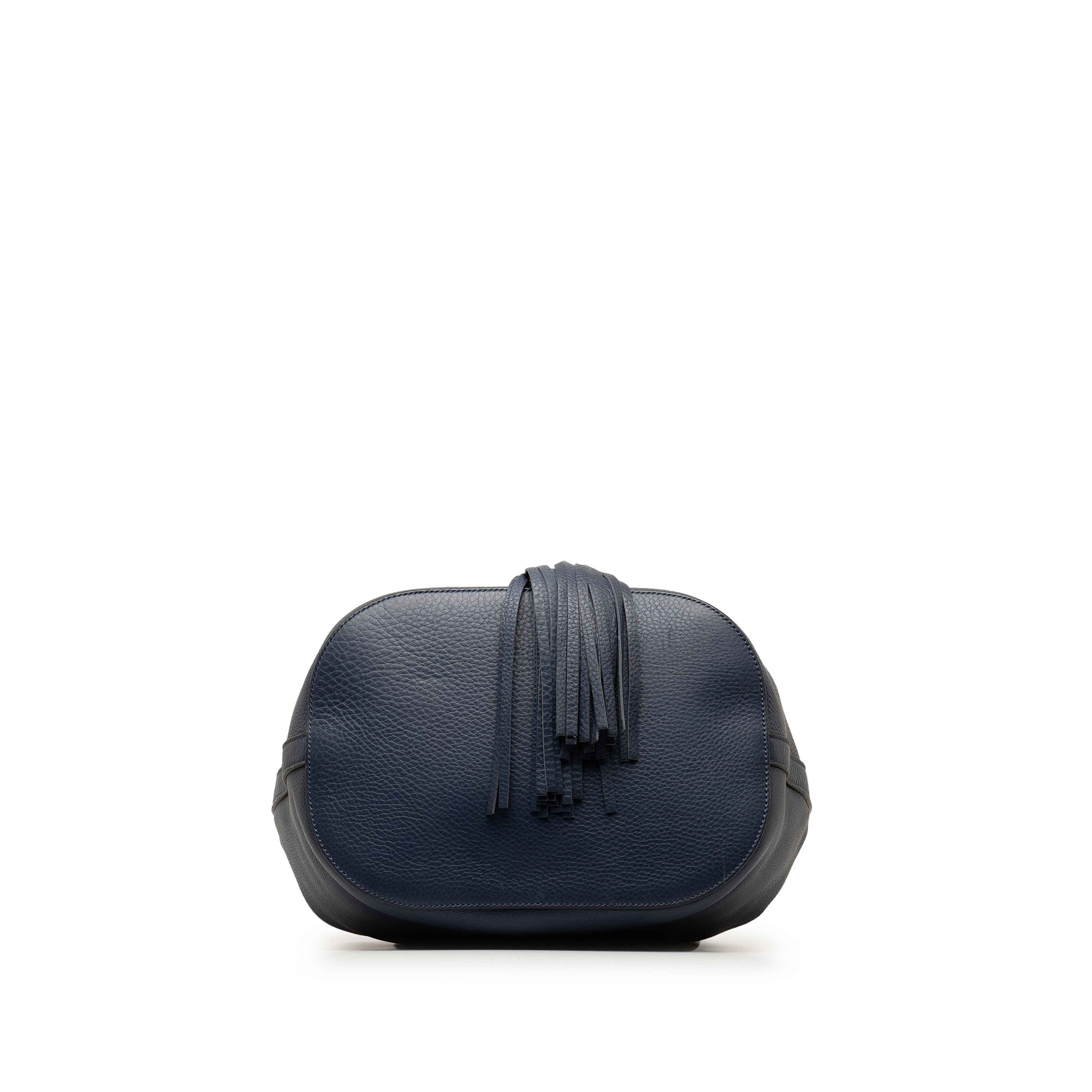 Gucci Miss Bamboo Leather Bucket Bag