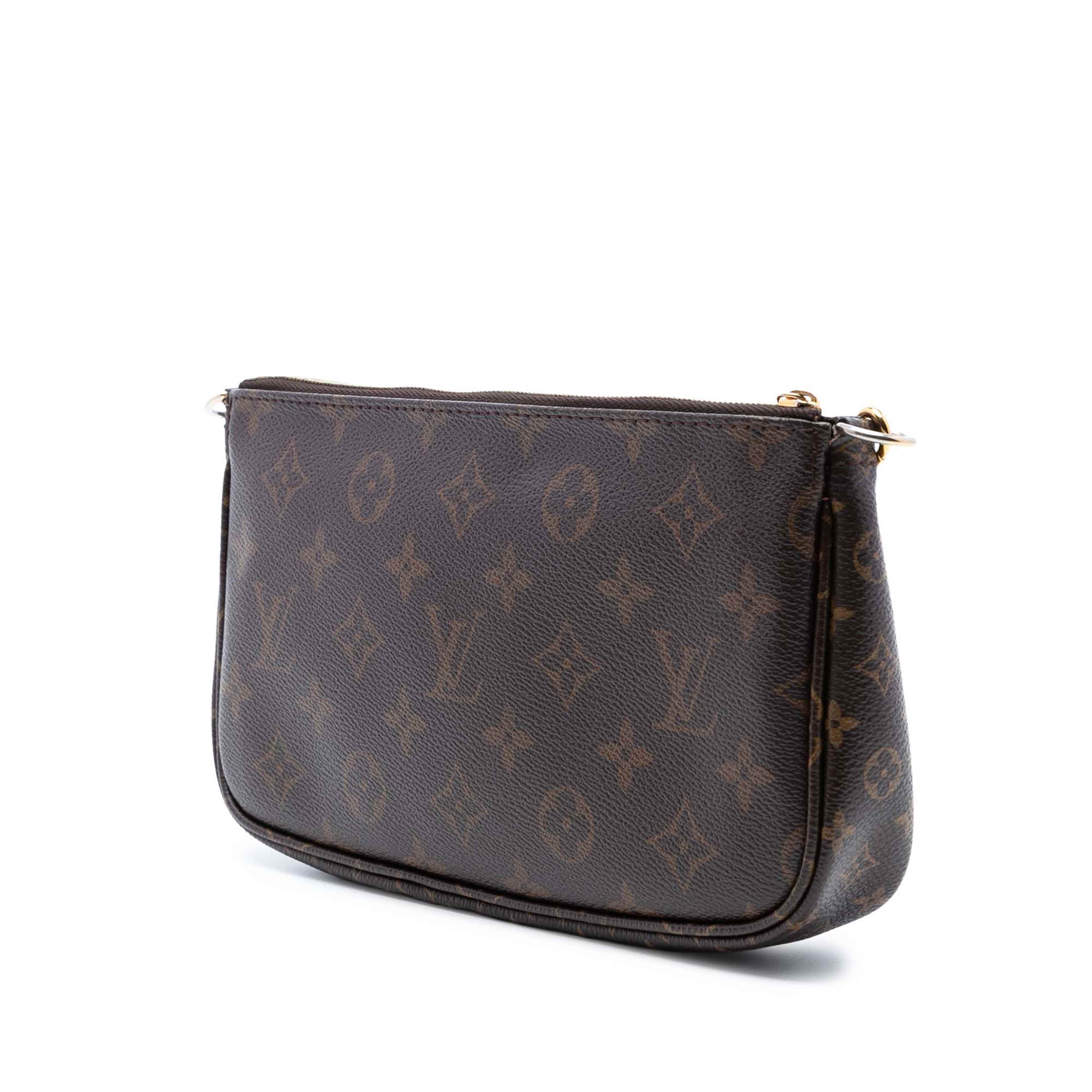 Louis Vuitton Monogram Multi Pochette Accessoires, från Luxclusif, i färgen brown. Klicka för att öppna bilden i stort format