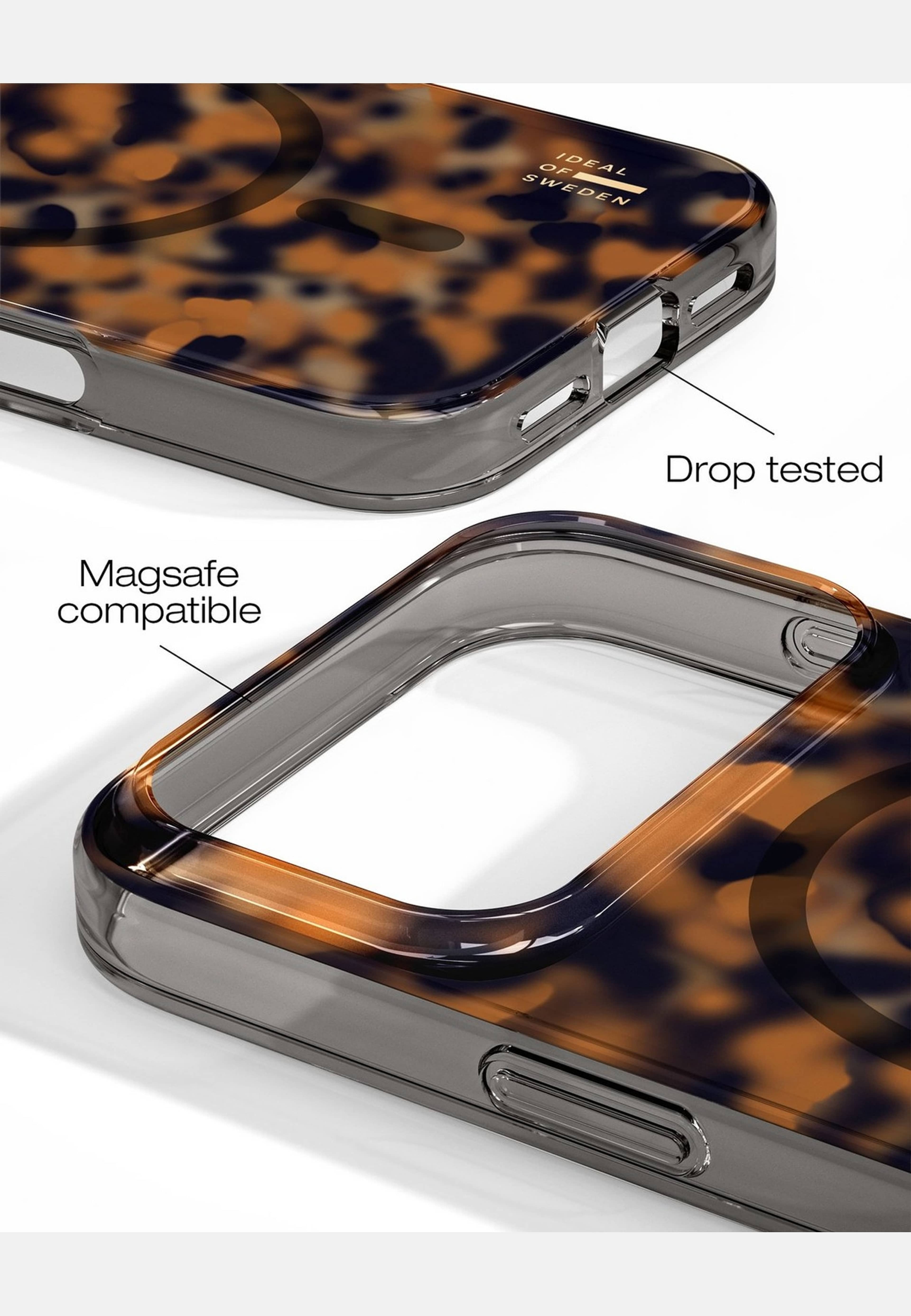 Clear Case Magsafe Iphone Tortoise, från Ideal Of Sweden, i färgen brown. Klicka för att öppna bilden i stort format