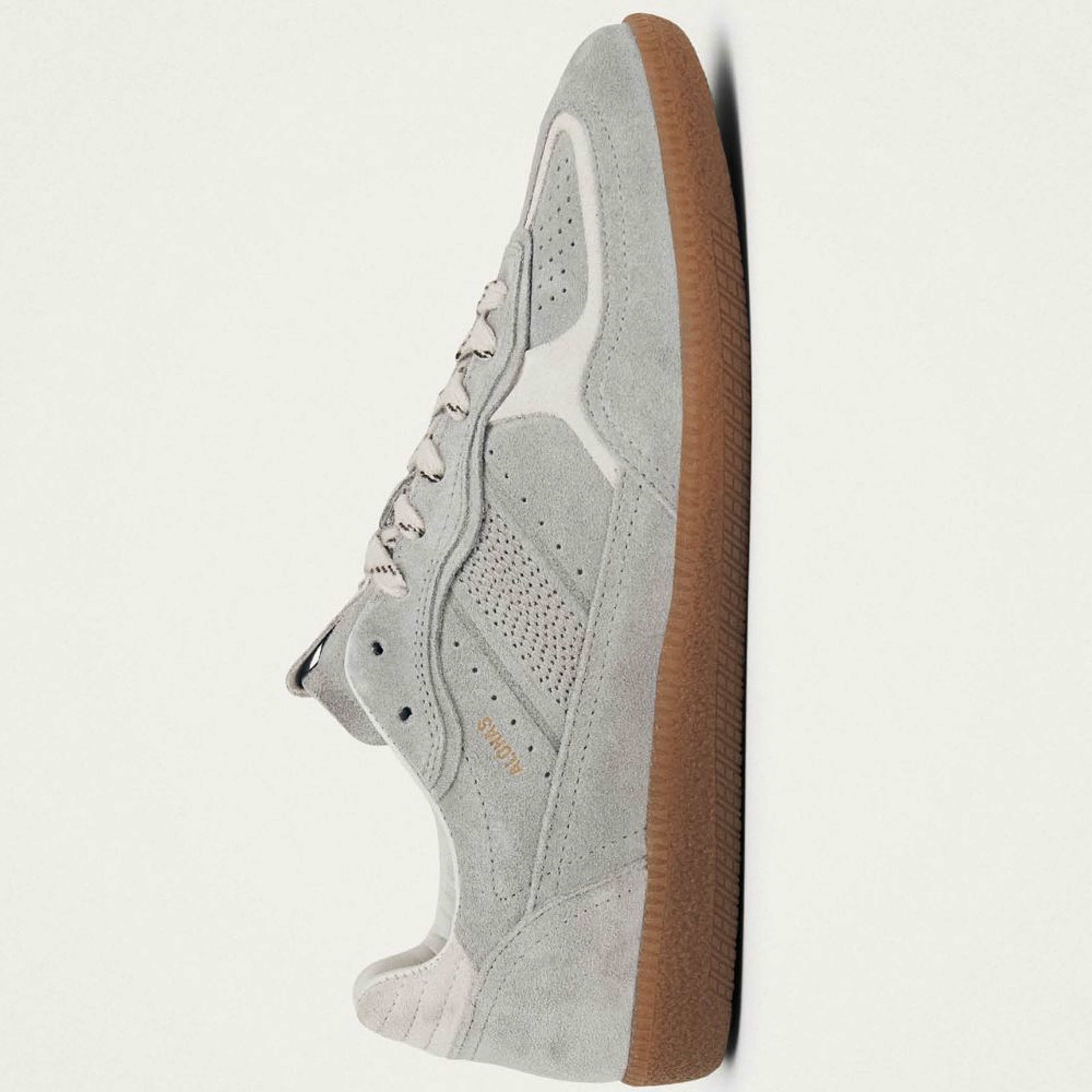 Tb.490 Rife Grey Leather Sneakers