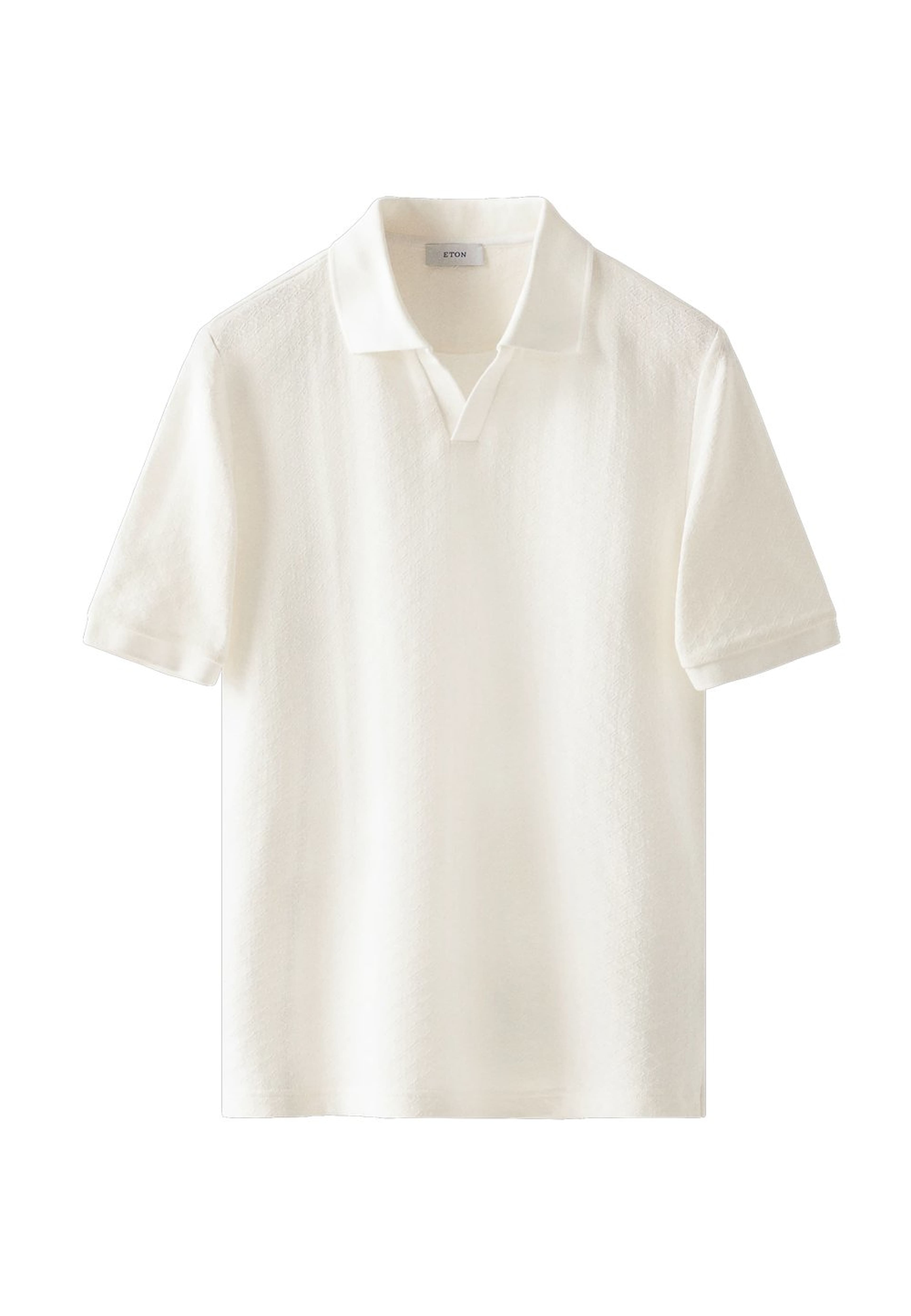 Polotröja, från Eton, i färgen off-white. Klicka för att öppna bilden i stort format