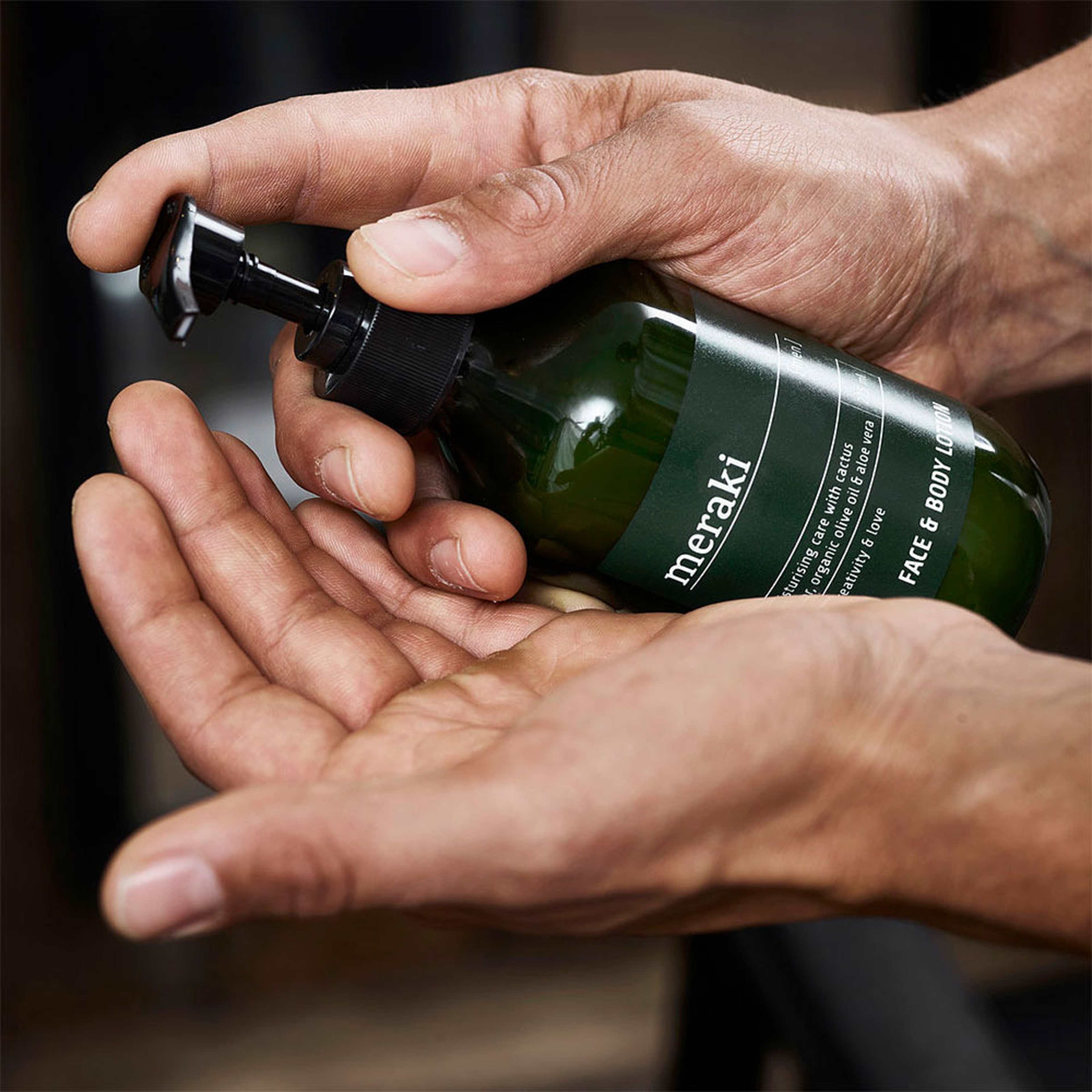 Face & body lotion, Men, från Meraki. Klicka för att öppna bilden i stort format