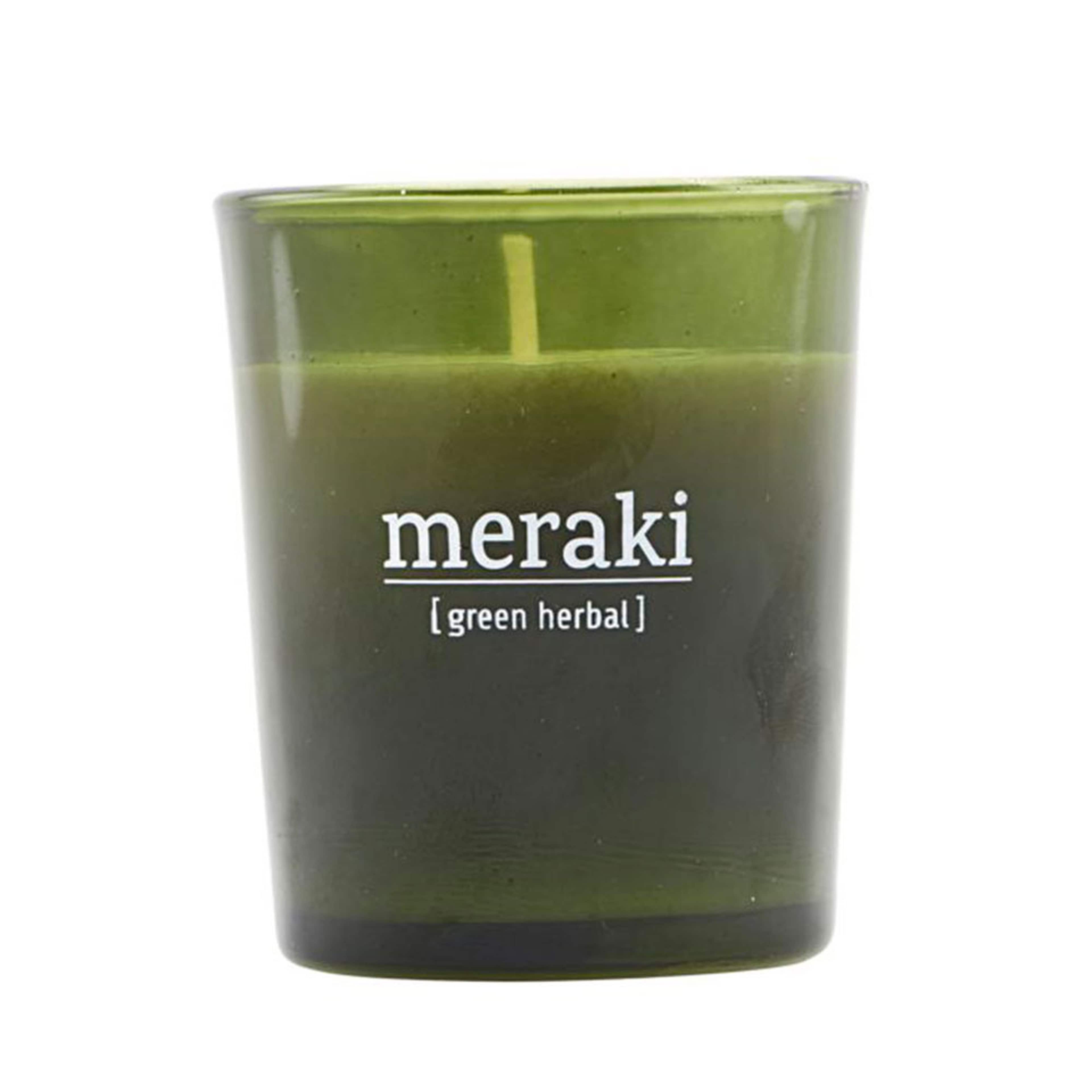 Doftljus, Green Herbal, från Meraki. Klicka för att öppna bilden i stort format