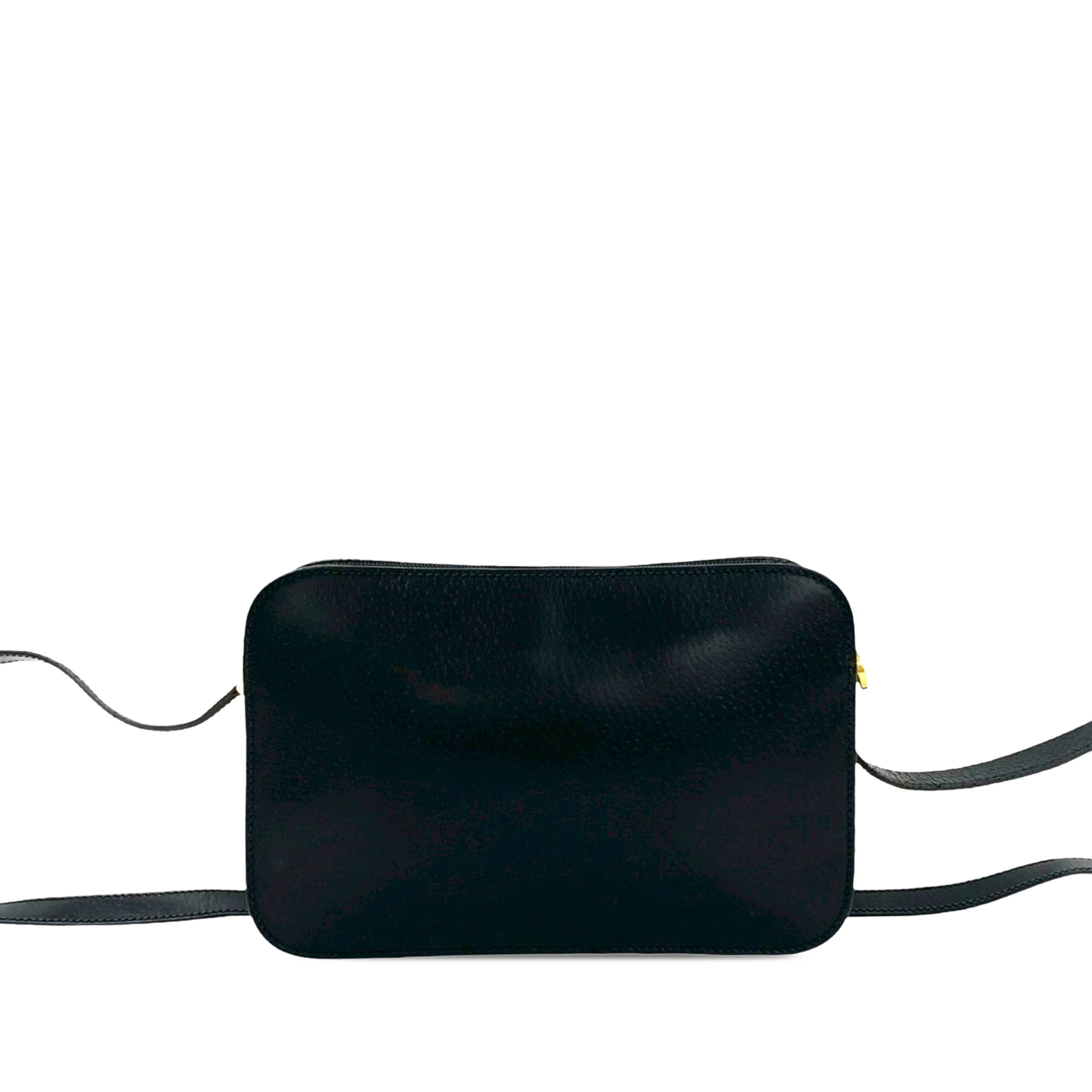 Gucci Leather Crossbody, från Luxclusif, i färgen black. Klicka för att öppna bilden i stort format