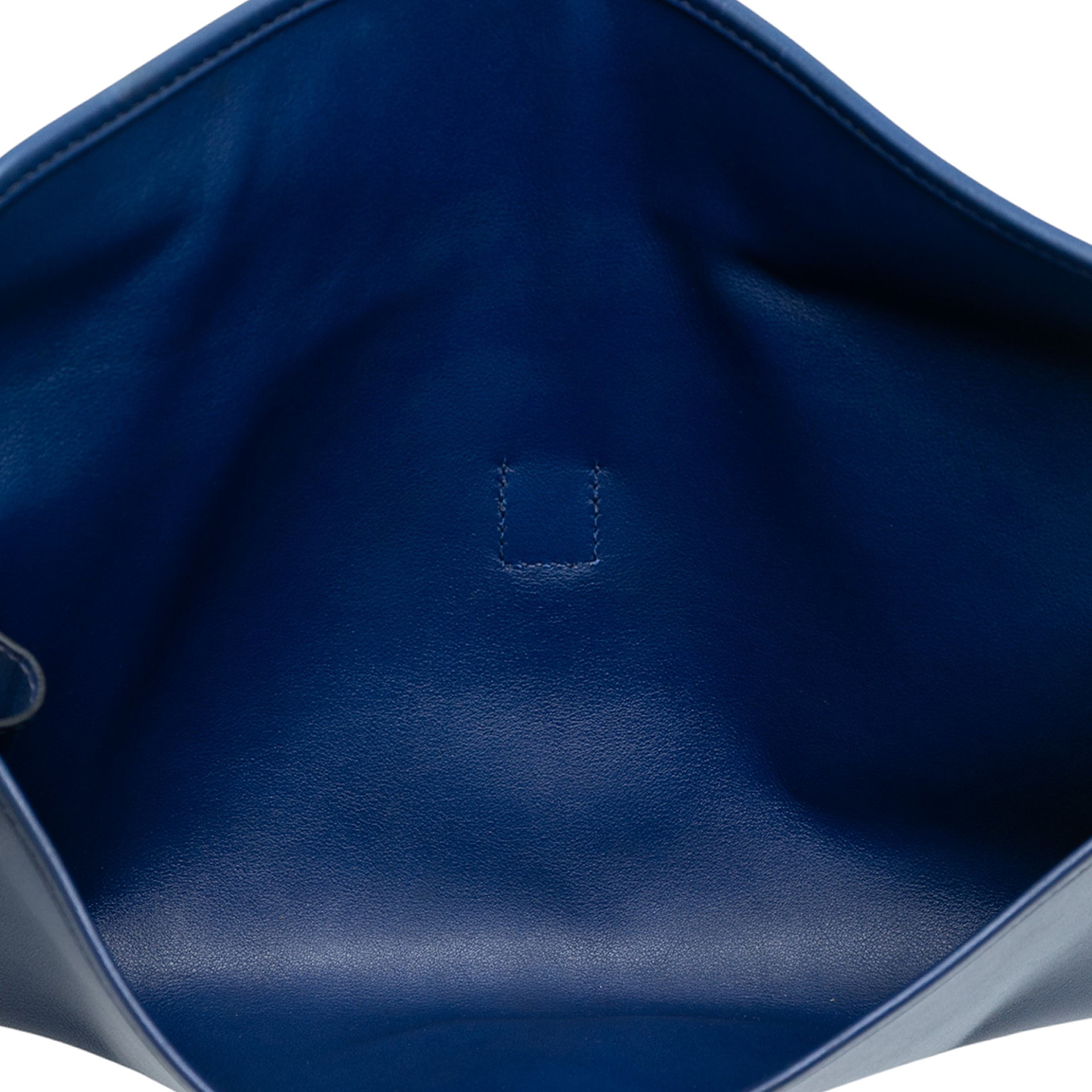 Hermès Swift Jige Elan 29, från Luxclusif, i färgen midnight blue. Klicka för att öppna bilden i stort format