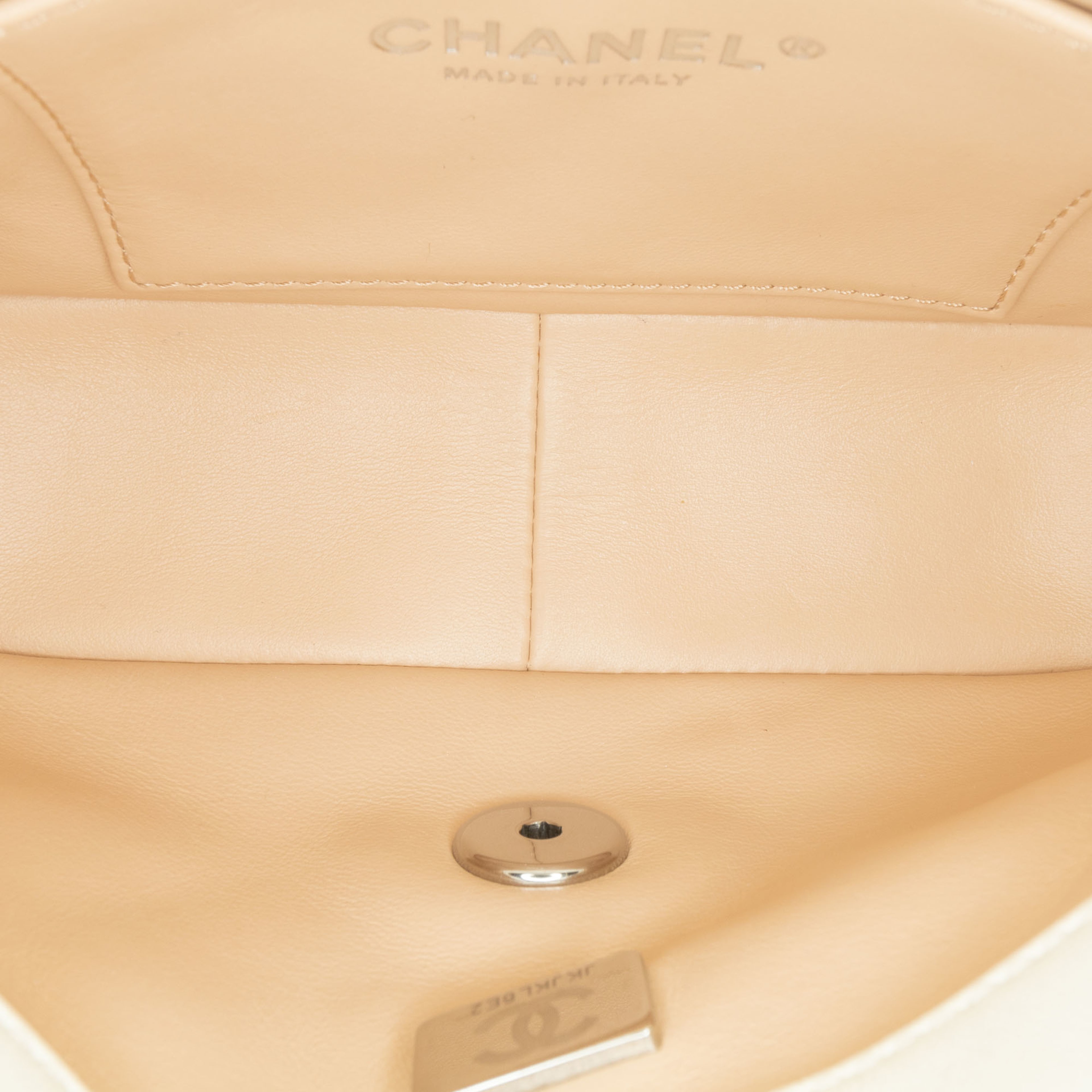 Chanel Mini Quilted Lambskin Chain Rows Flap