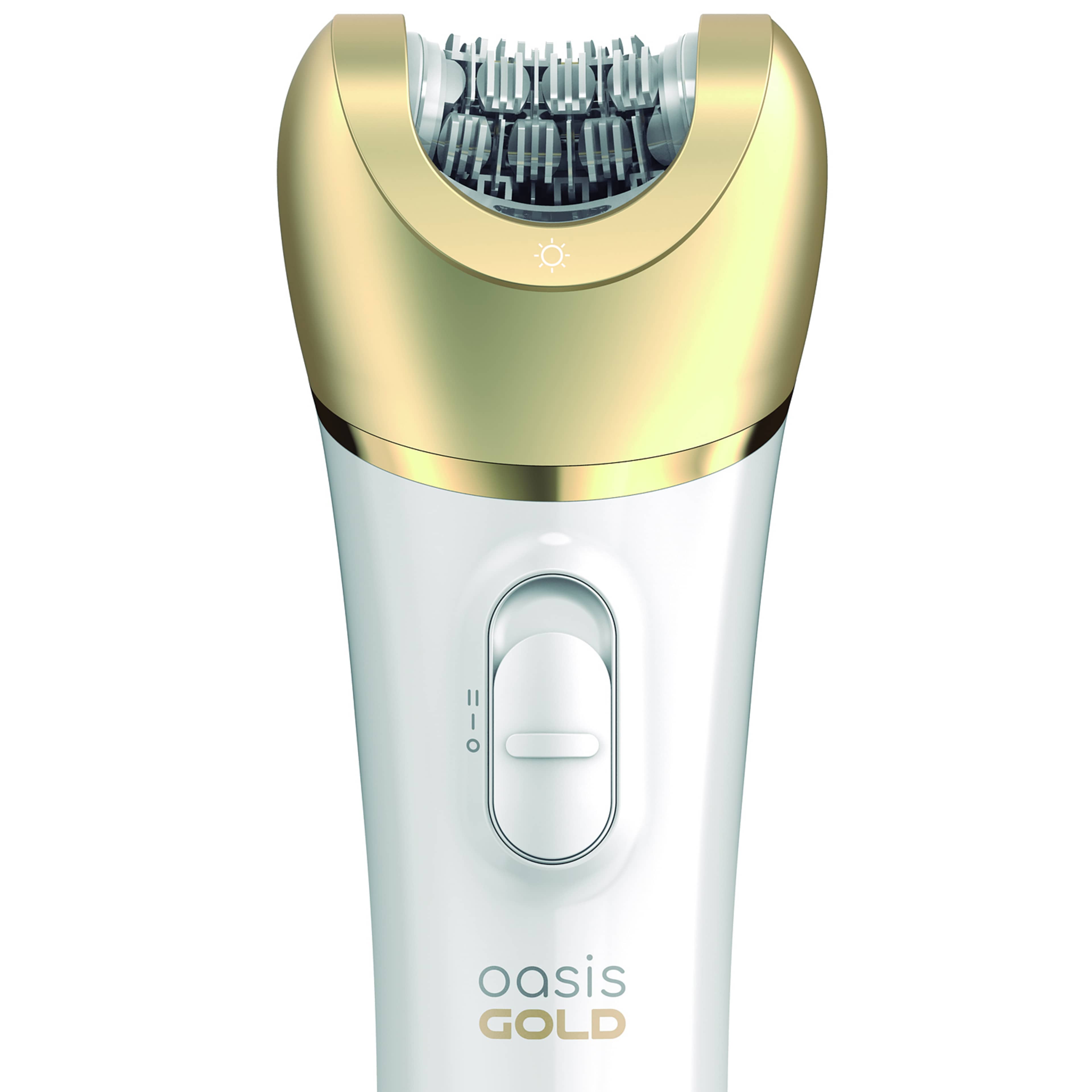 Epilator Oasis Gold Ge1550, från Ga.Ma, i färgen gold. Klicka för att öppna bilden i stort format