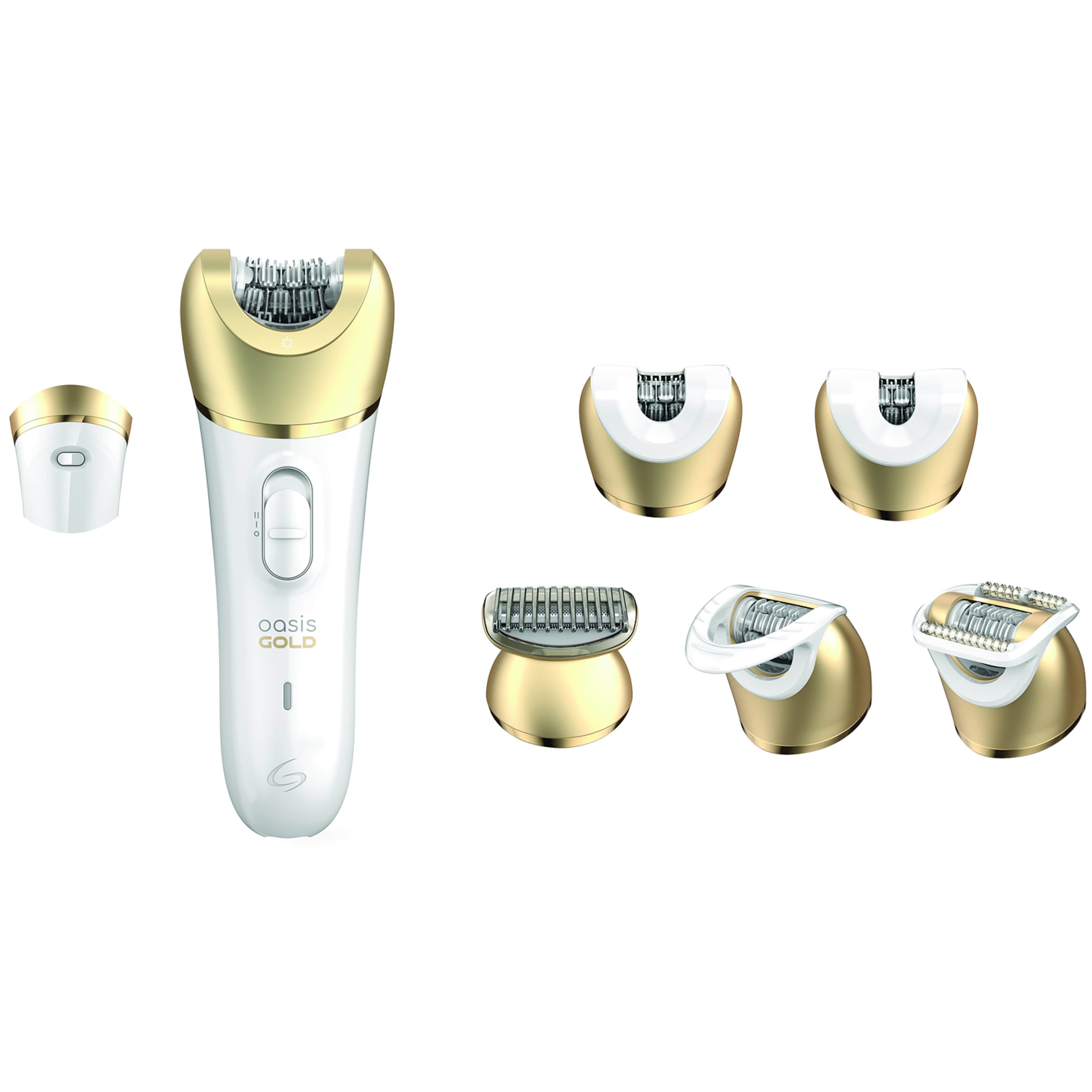 Epilator Oasis Gold Ge1550, från Ga.Ma, i färgen gold. Klicka för att öppna bilden i stort format