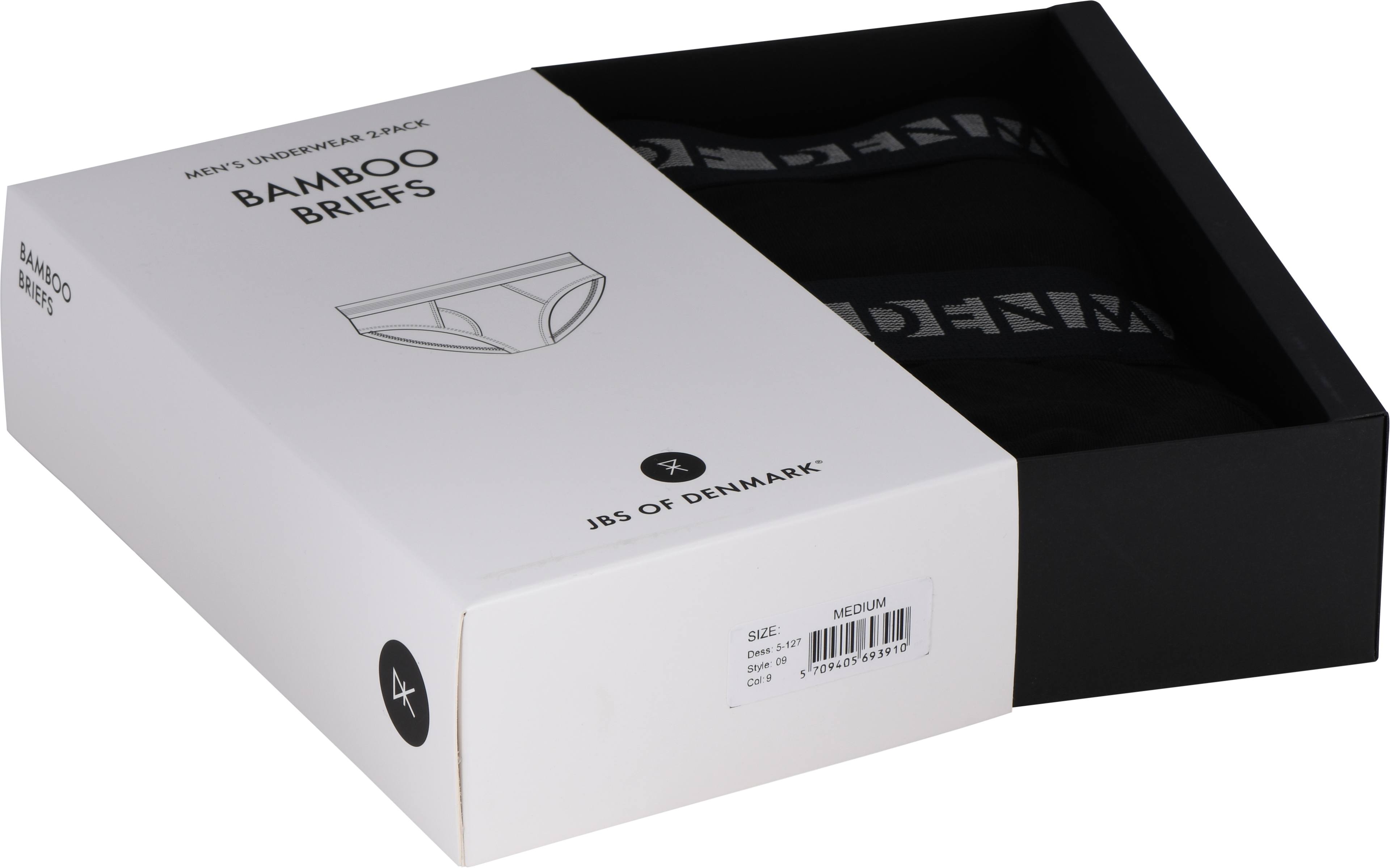 Bambu, Brief, 2-pack, Vit
