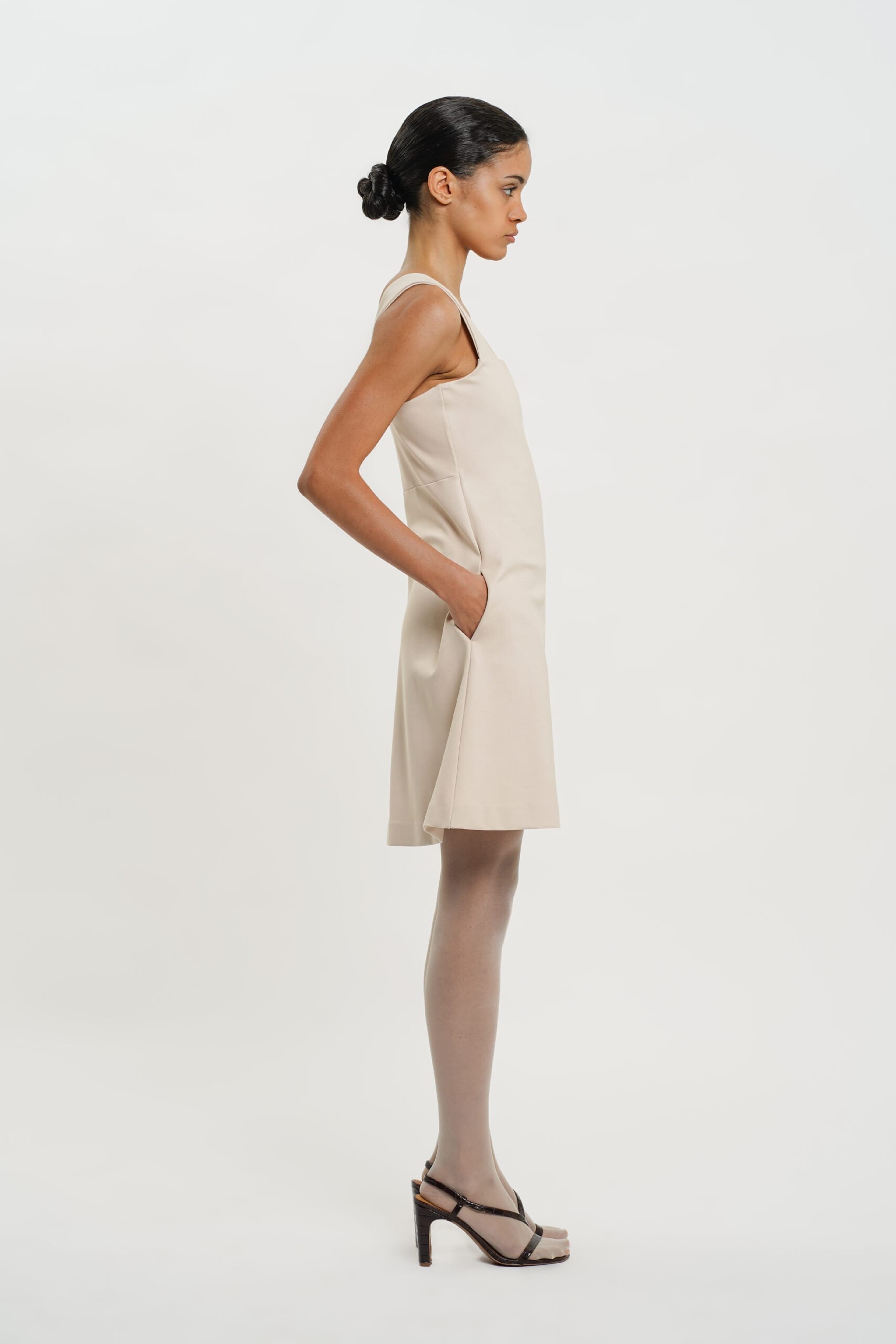 Babette Dress - Greige