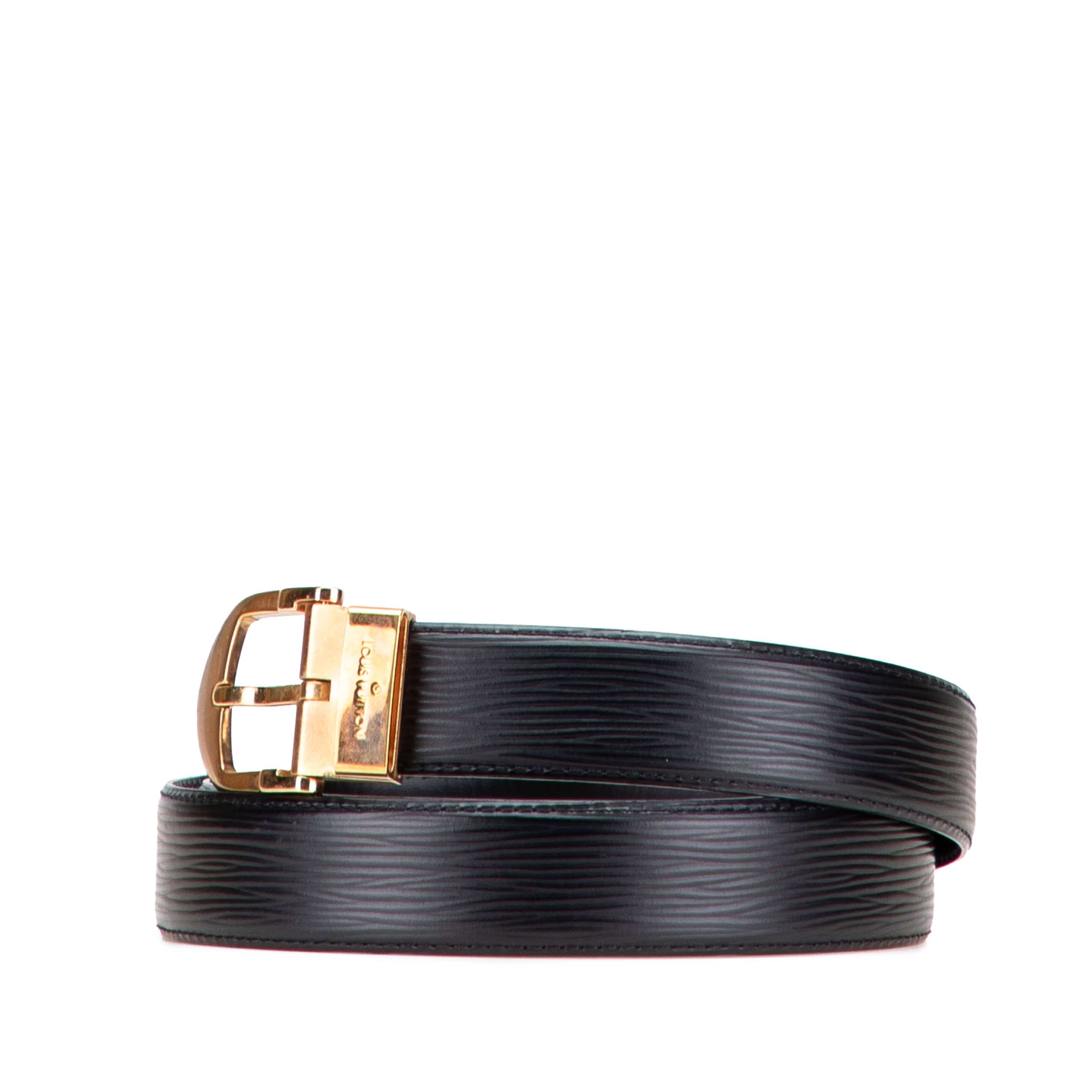 Louis Vuitton Epi Ceinture Belt, från Luxclusif, i färgen black. Klicka för att öppna bilden i stort format