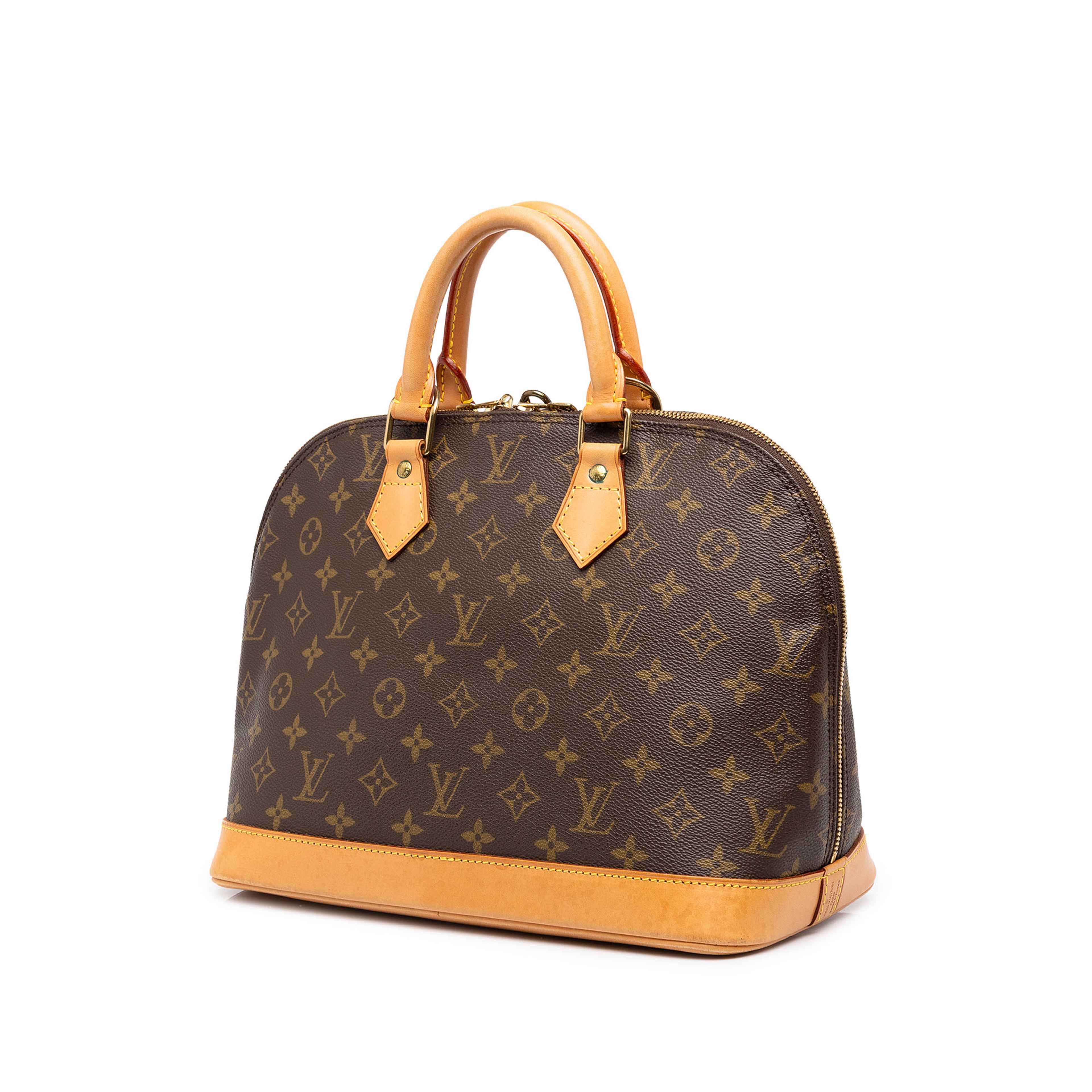Louis Vuitton Monogram Alma Pm, från Luxclusif, i färgen brun. Klicka för att öppna bilden i stort format