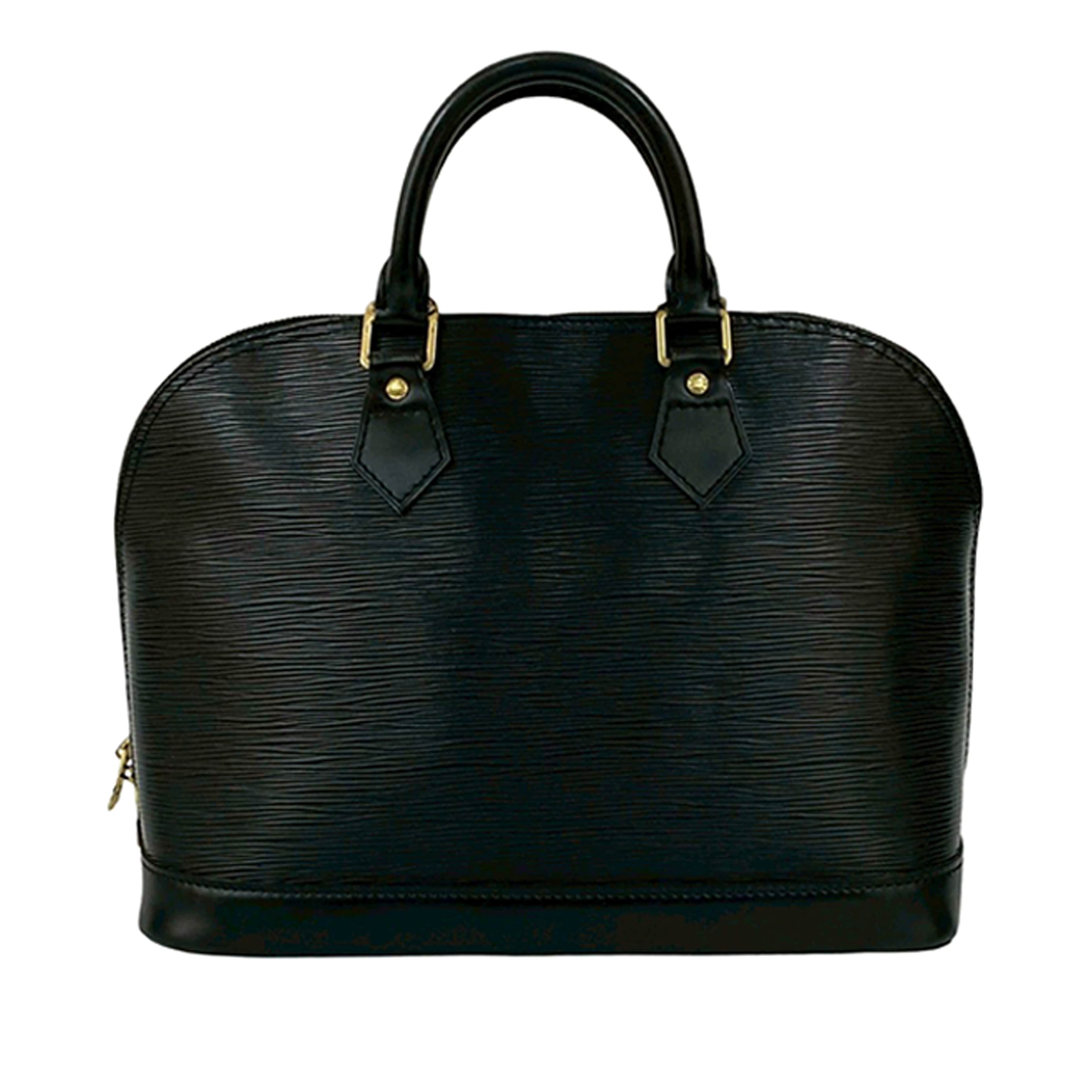 Louis Vuitton Epi Alma Pm, från Luxclusif, i färgen black. Klicka för att öppna bilden i stort format