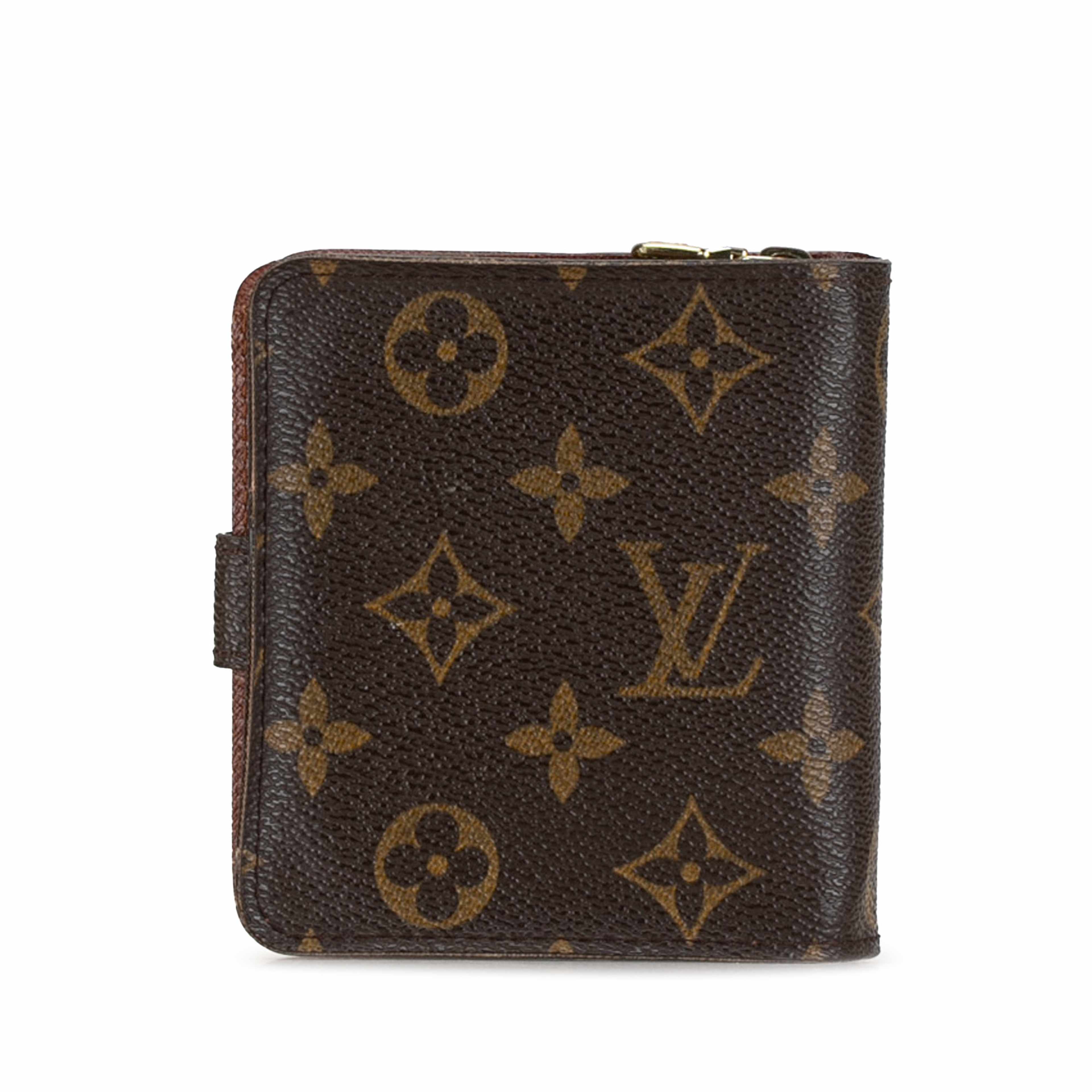 Louis Vuitton Monogram Compact Zippy Wallet