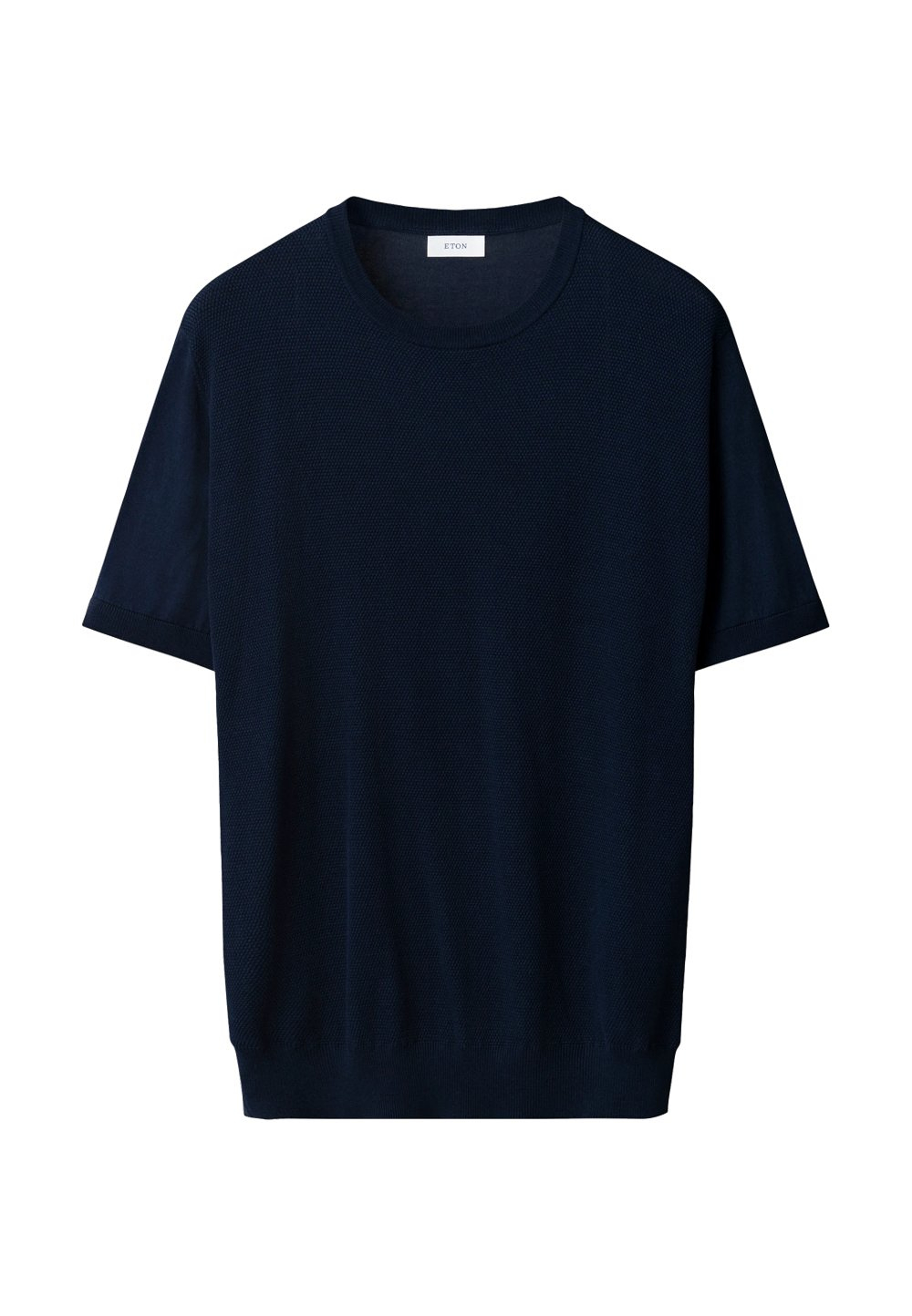 T-shirt Med Strukturerad Crew Neck
