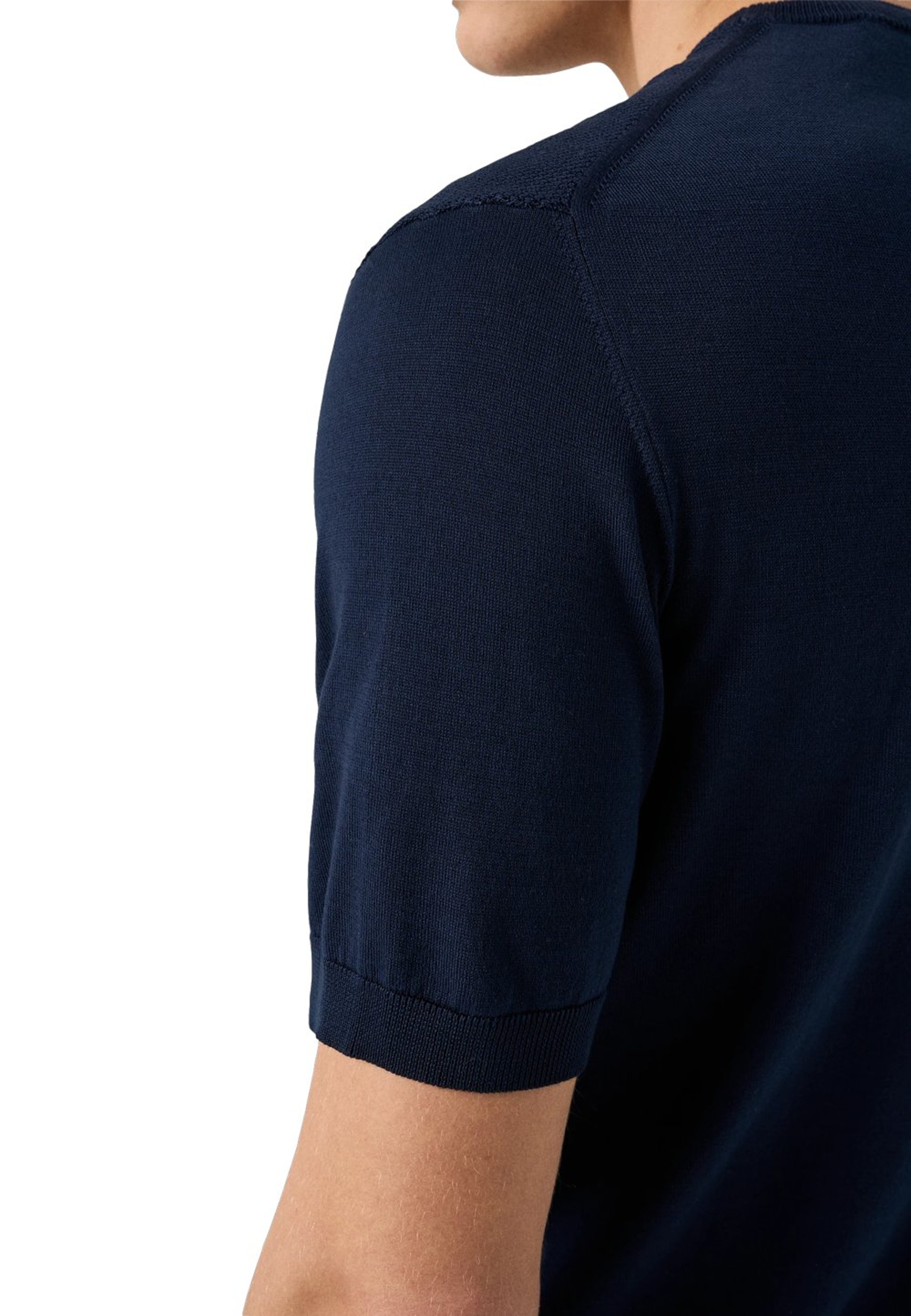 T-shirt Med Strukturerad Crew Neck