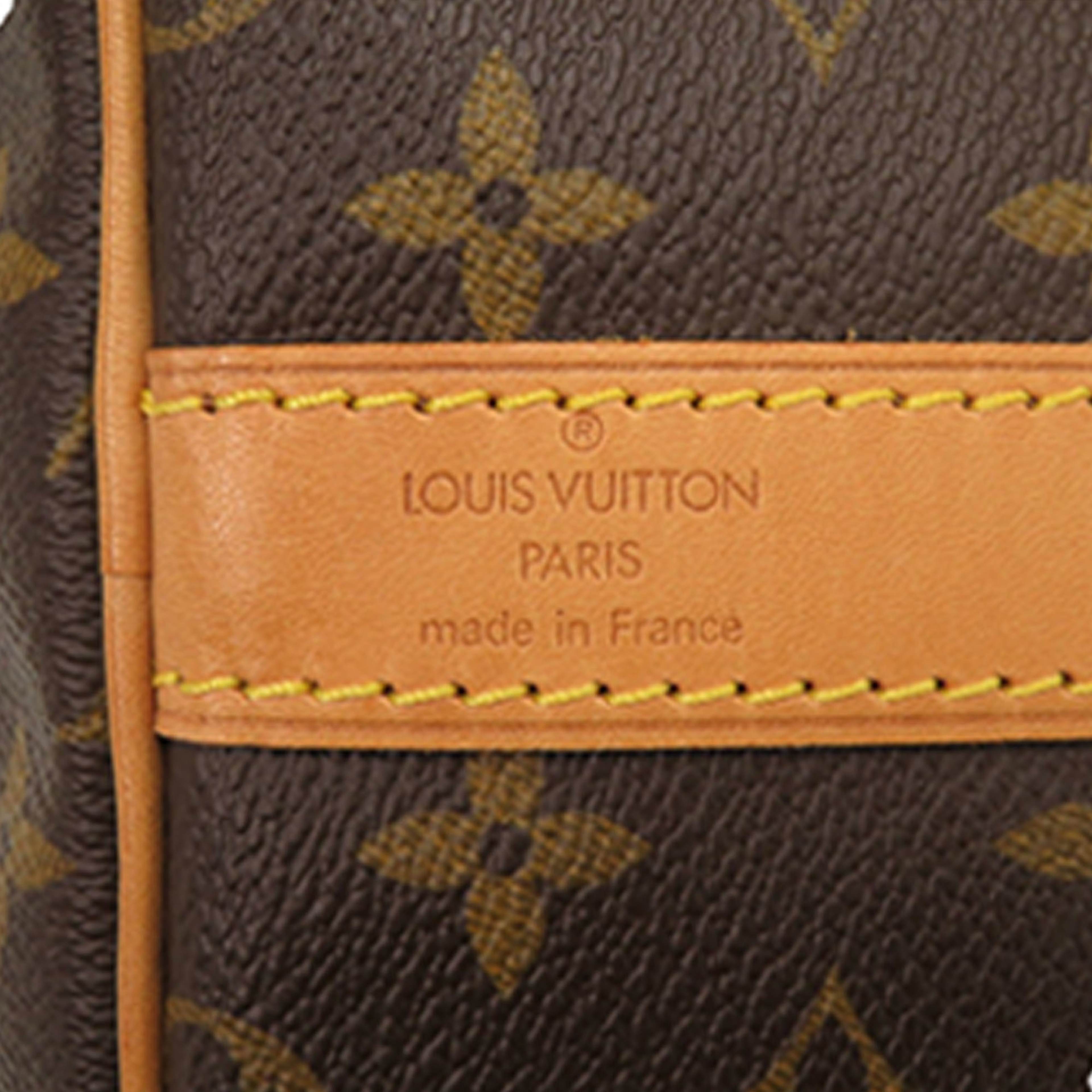 Louis Vuitton Monogram Keepall Bandouliere 60, från Luxclusif, i färgen brown. Klicka för att öppna bilden i stort format