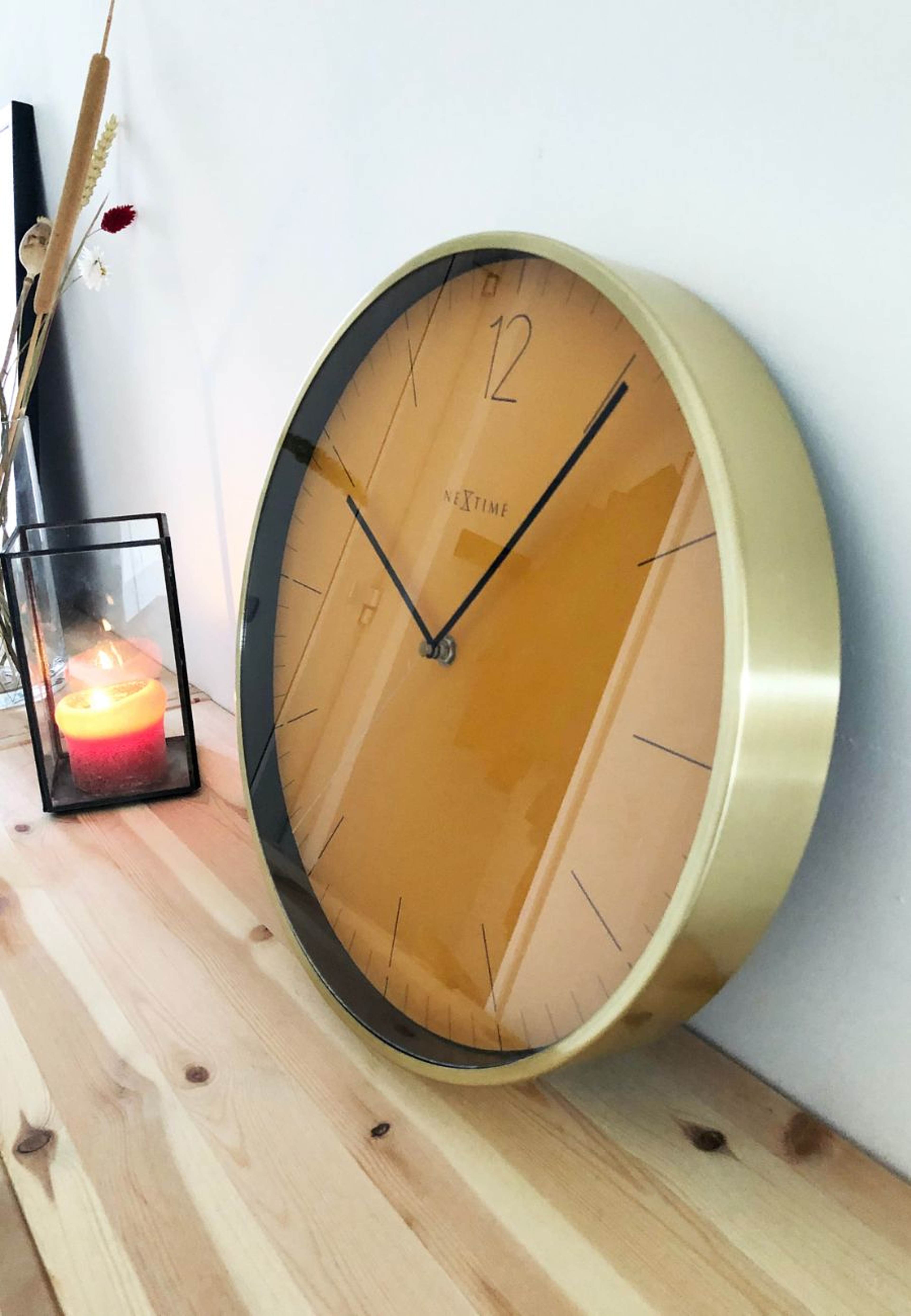 Väggklocka Essential Gold ø34cm