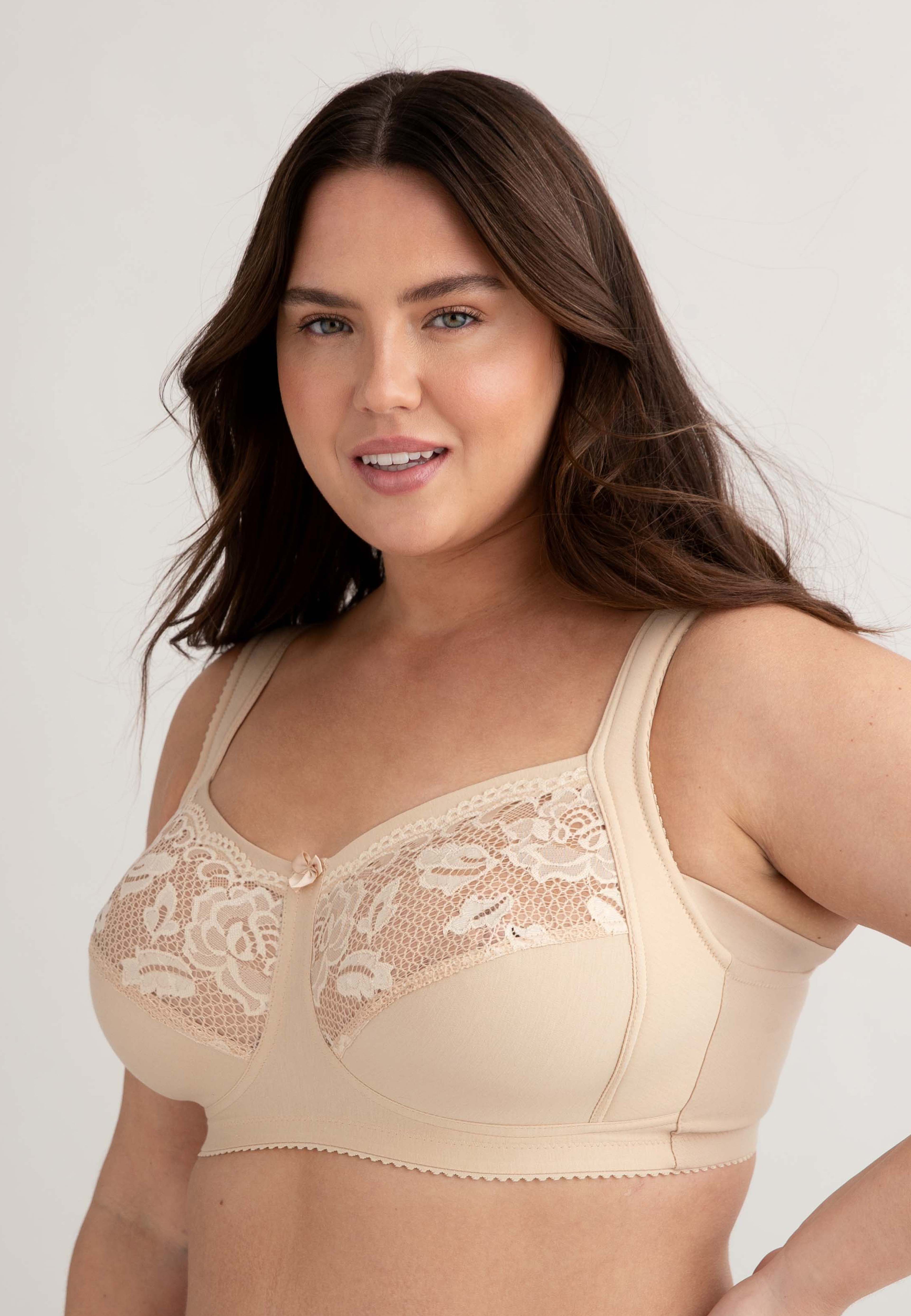 Lovely Lace Support Bomulls-bh Utan Bygel