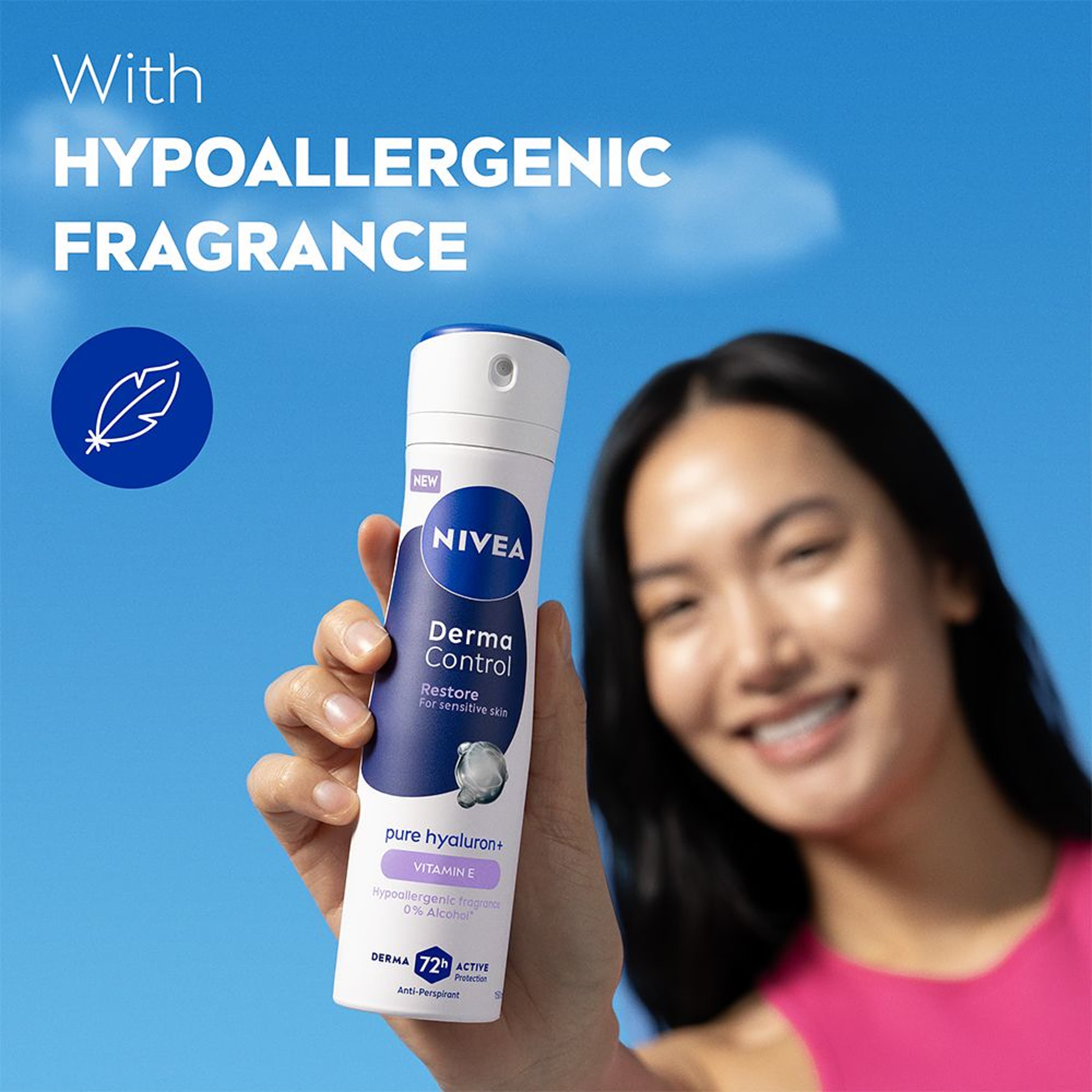 Antiperspirant Deo Spray Derma Control Restore Sensitive 150 ml NIVEA, från NIVEA.