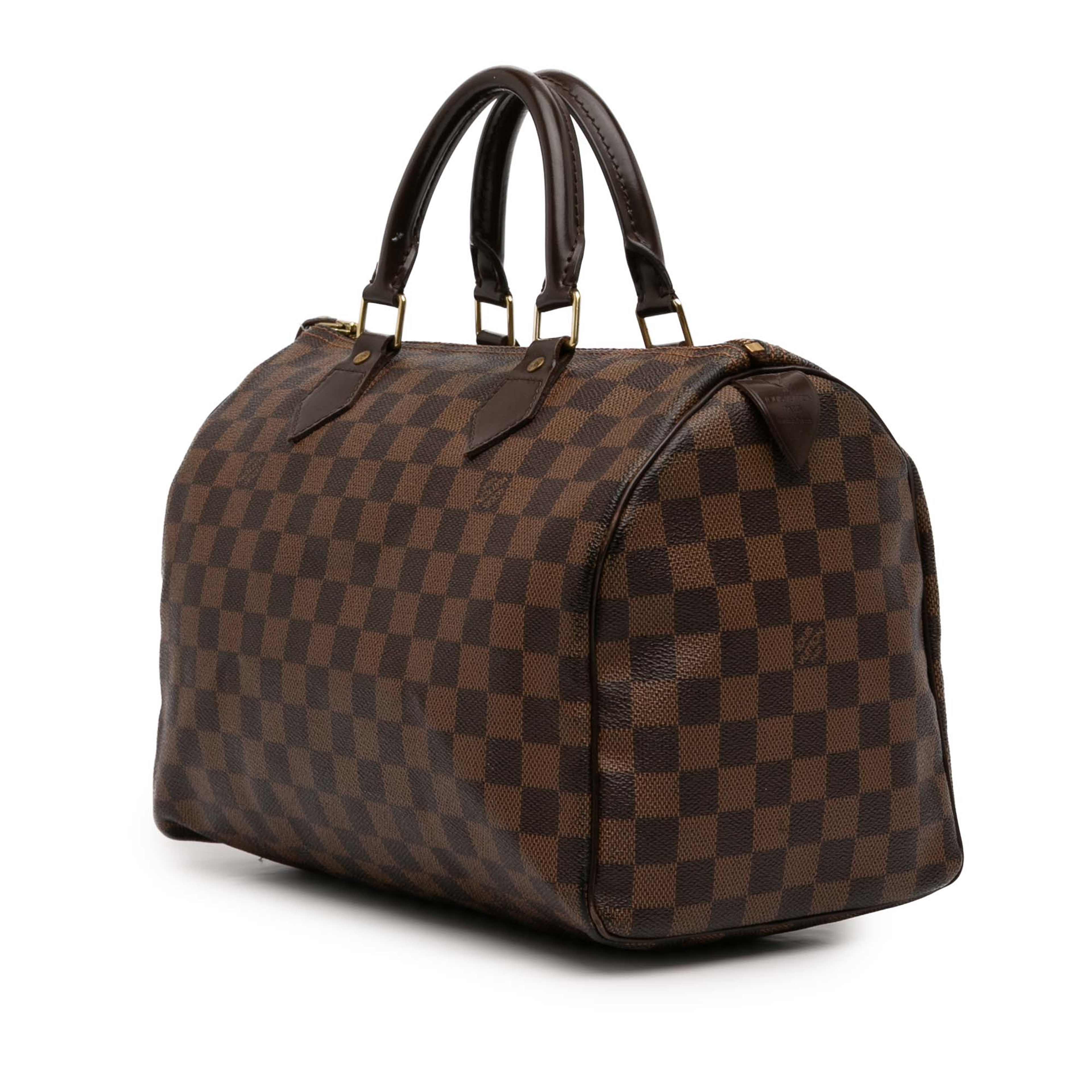 Louis Vuitton Damier Ebene Speedy 30, från Luxclusif, i färgen brown. Klicka för att öppna bilden i stort format