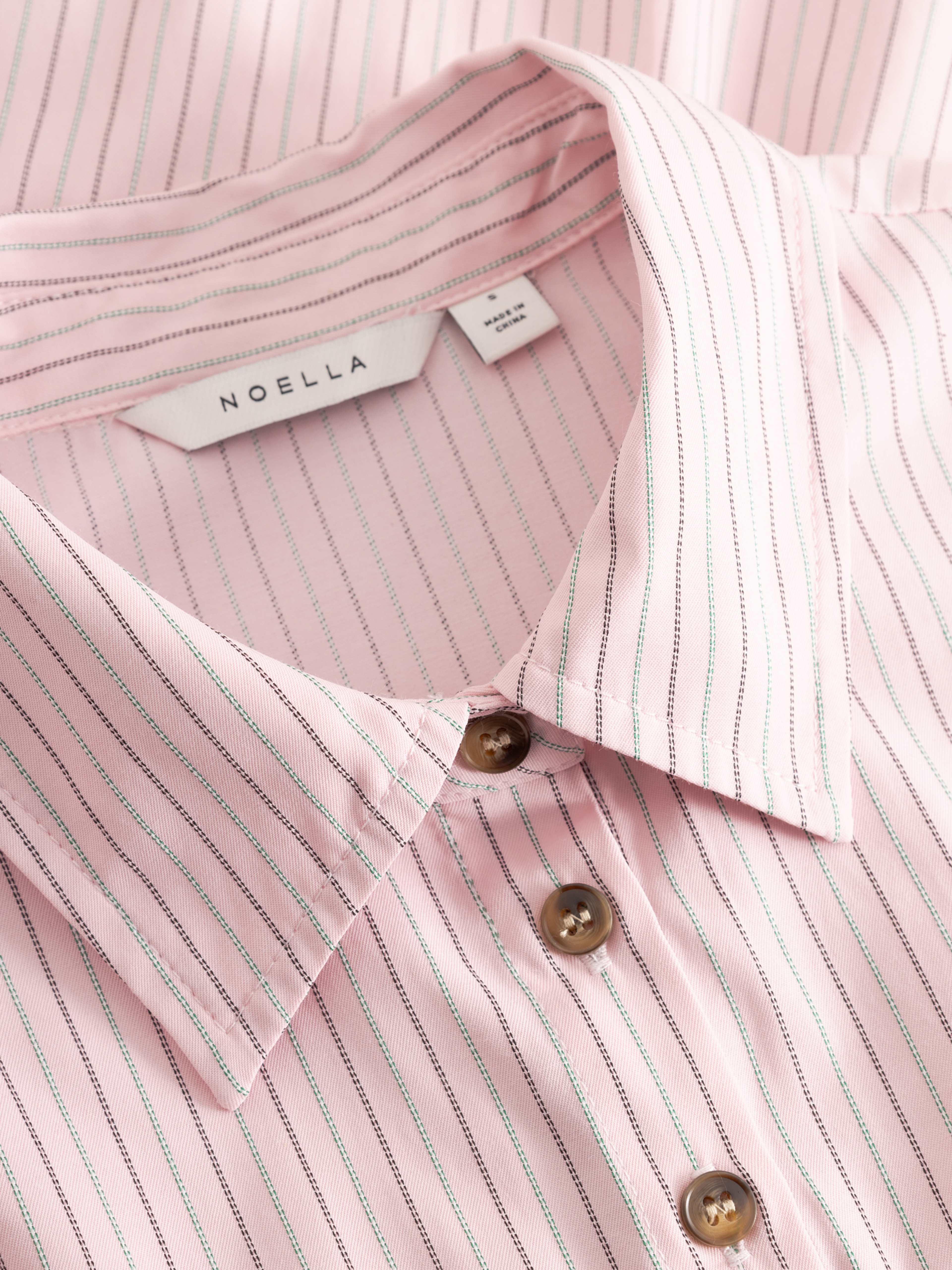 N-mikayla Blouse - Donnie Blush Stripe, från Noella, i färgen donnie blush stripe. Klicka för att öppna bilden i stort format