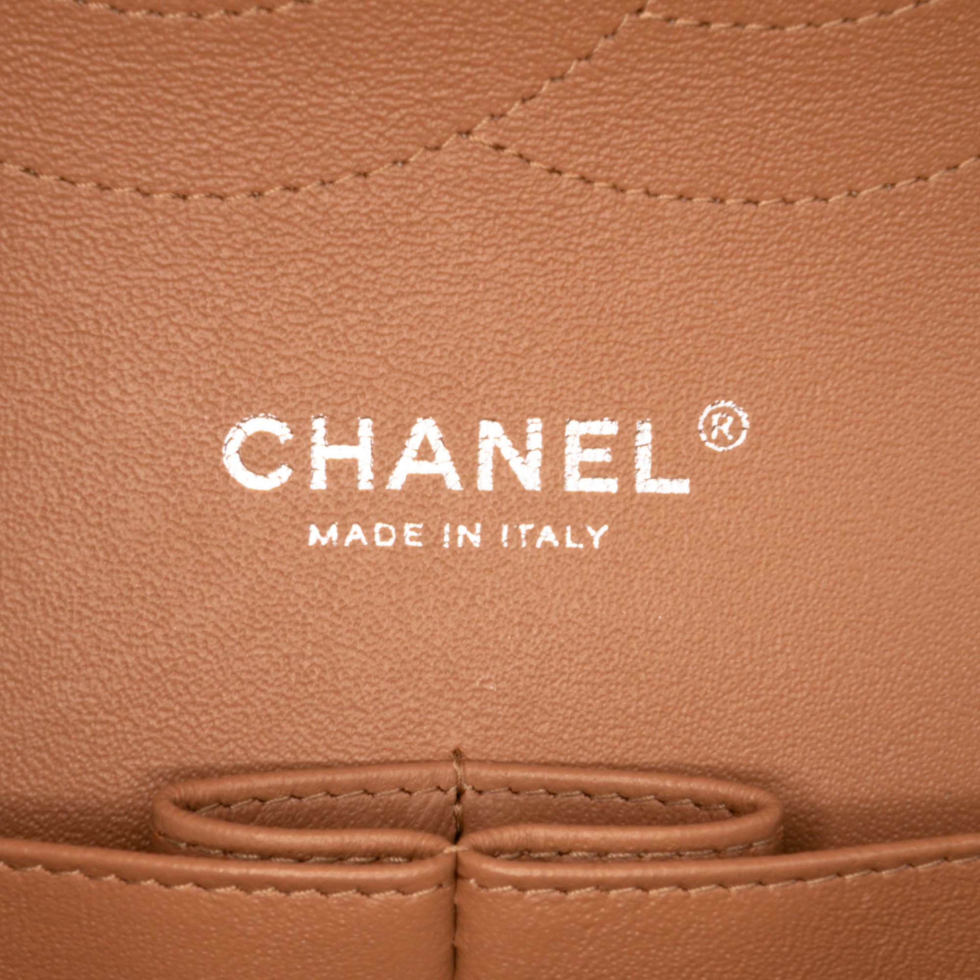 Chanel Jumbo Classic Metallic Patent Double Flap