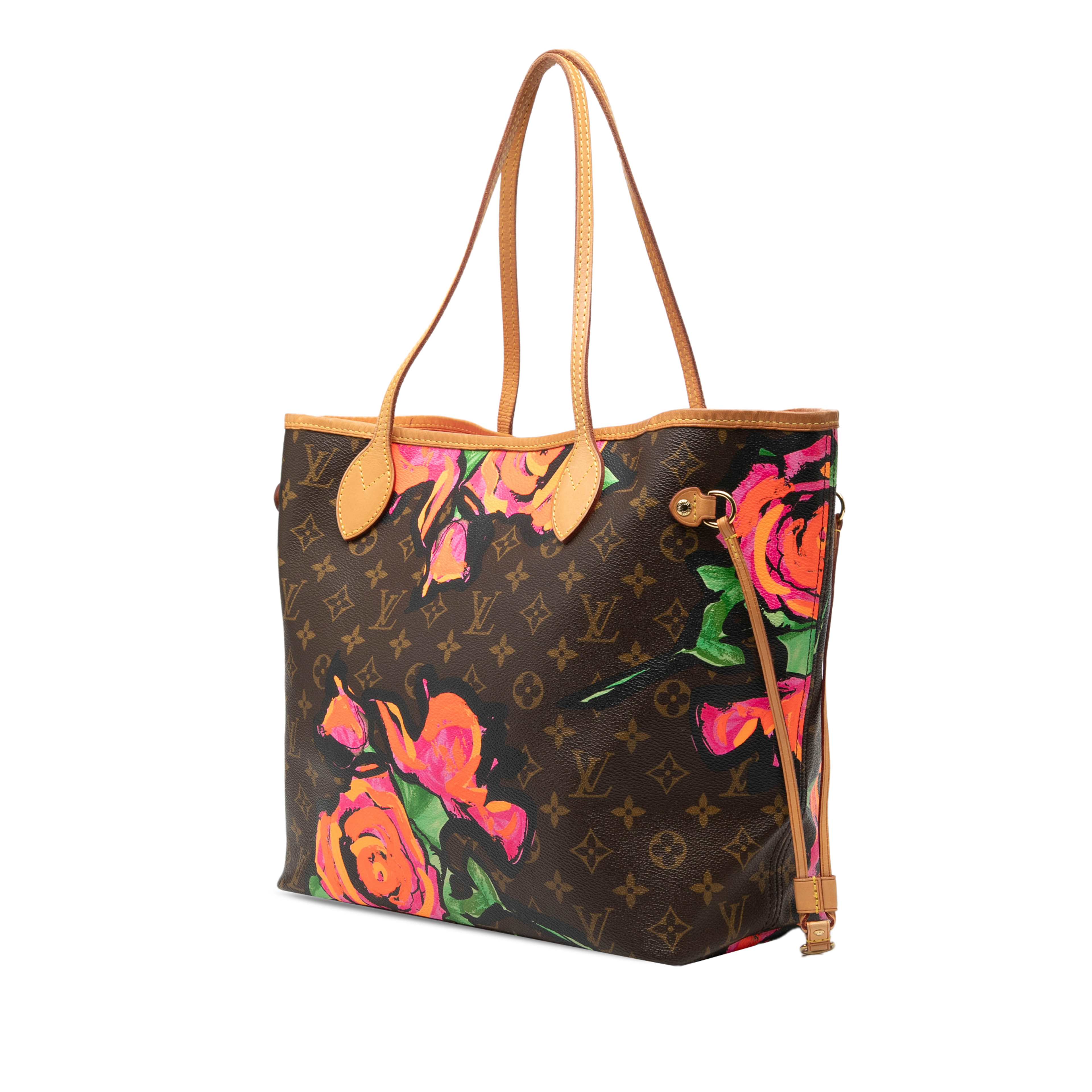 Louis Vuitton Monogram Roses Neverfull Mm, från Luxclusif, i färgen brown. Klicka för att öppna bilden i stort format