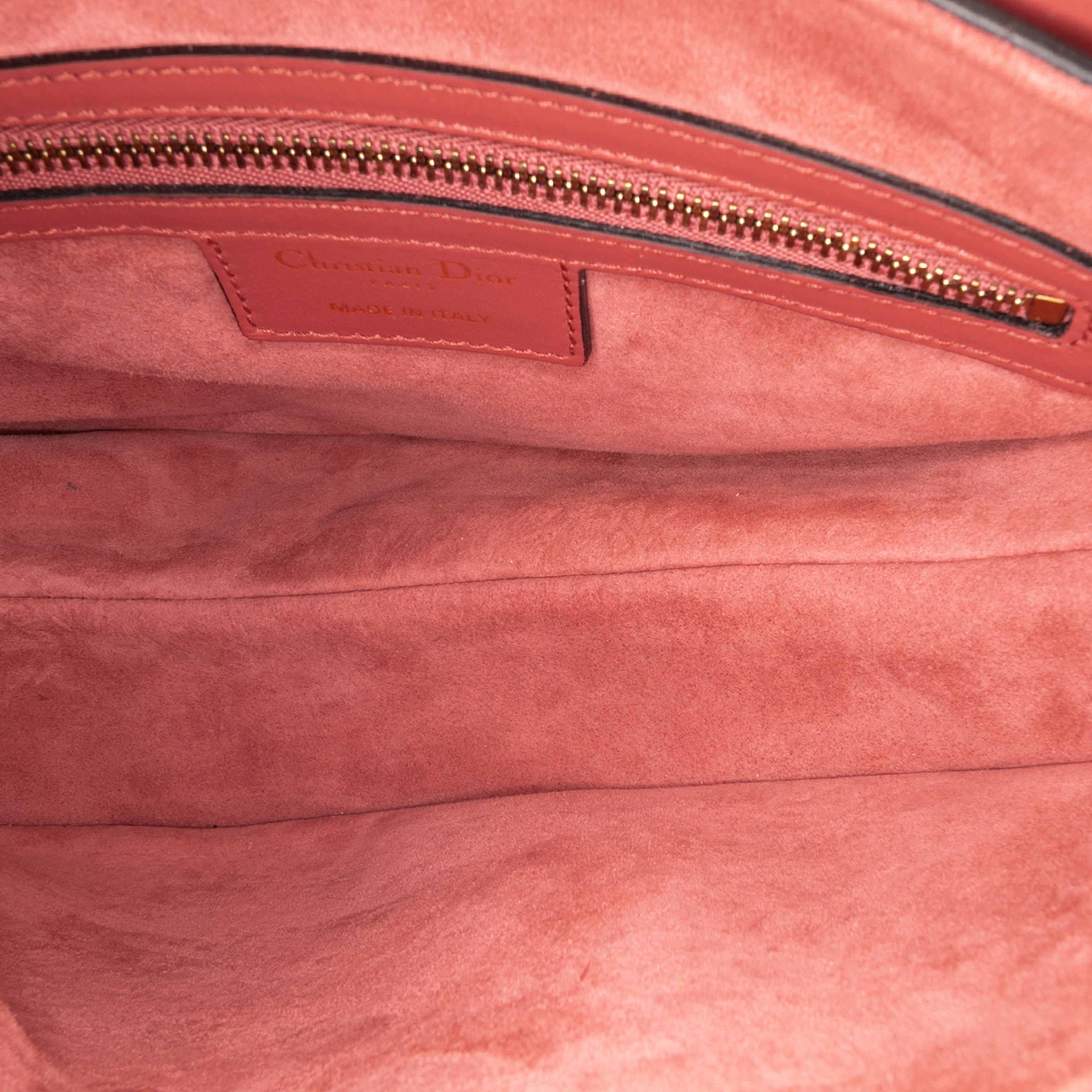 Dior Leather Saddle Bag
