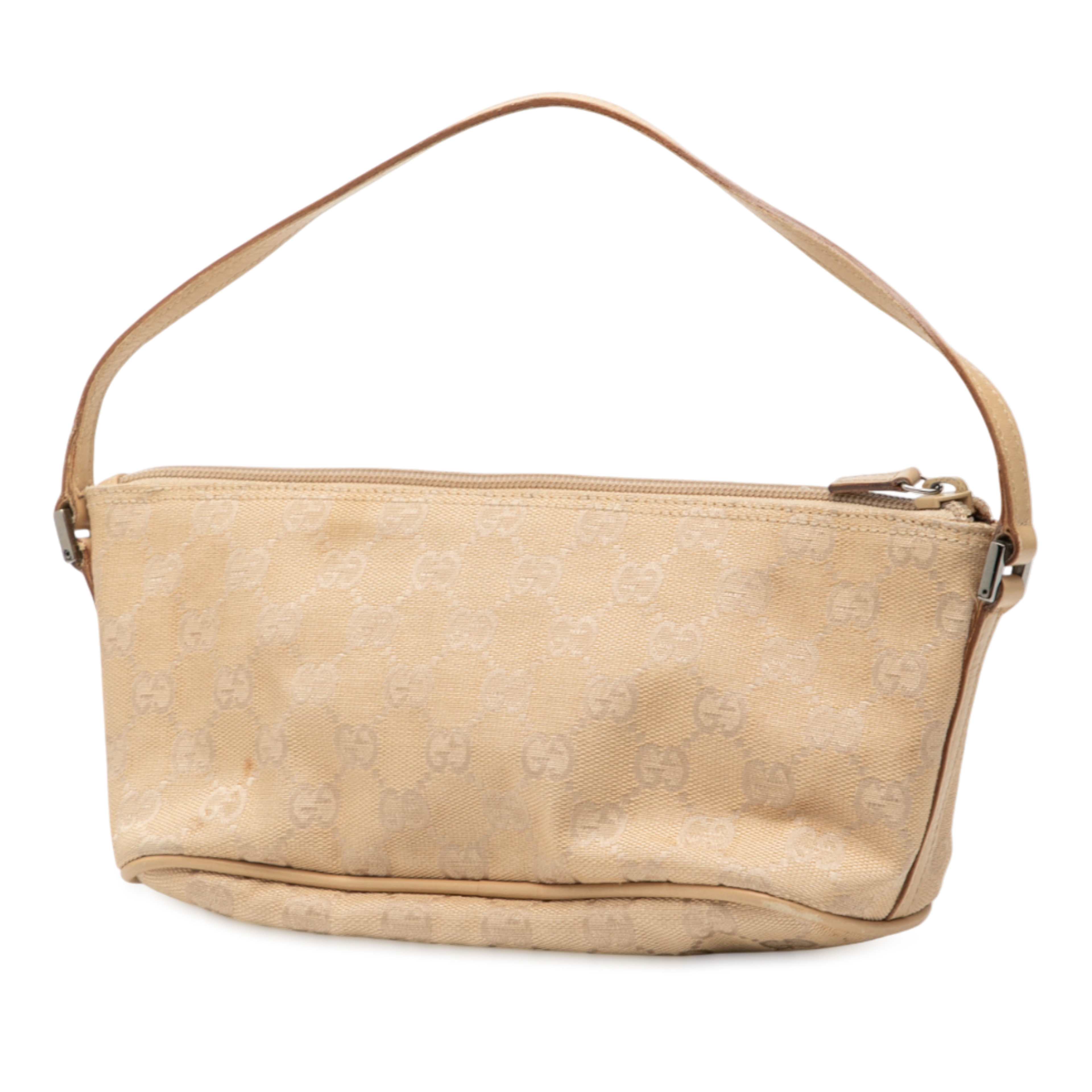 Gucci Gg Canvas Boat, från Luxclusif, i färgen beige. Klicka för att öppna bilden i stort format