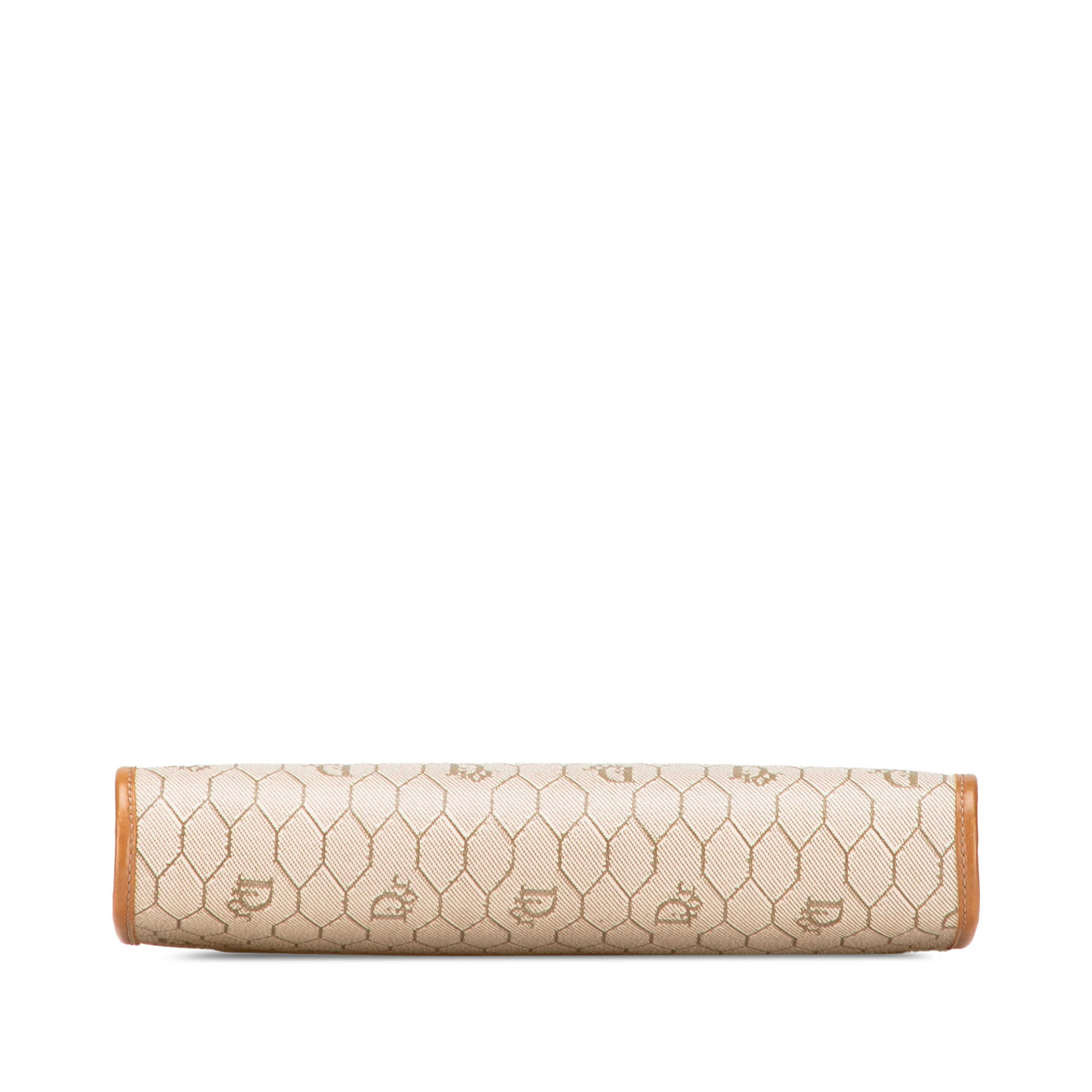 Dior Honeycomb Coated Canvas Clutch