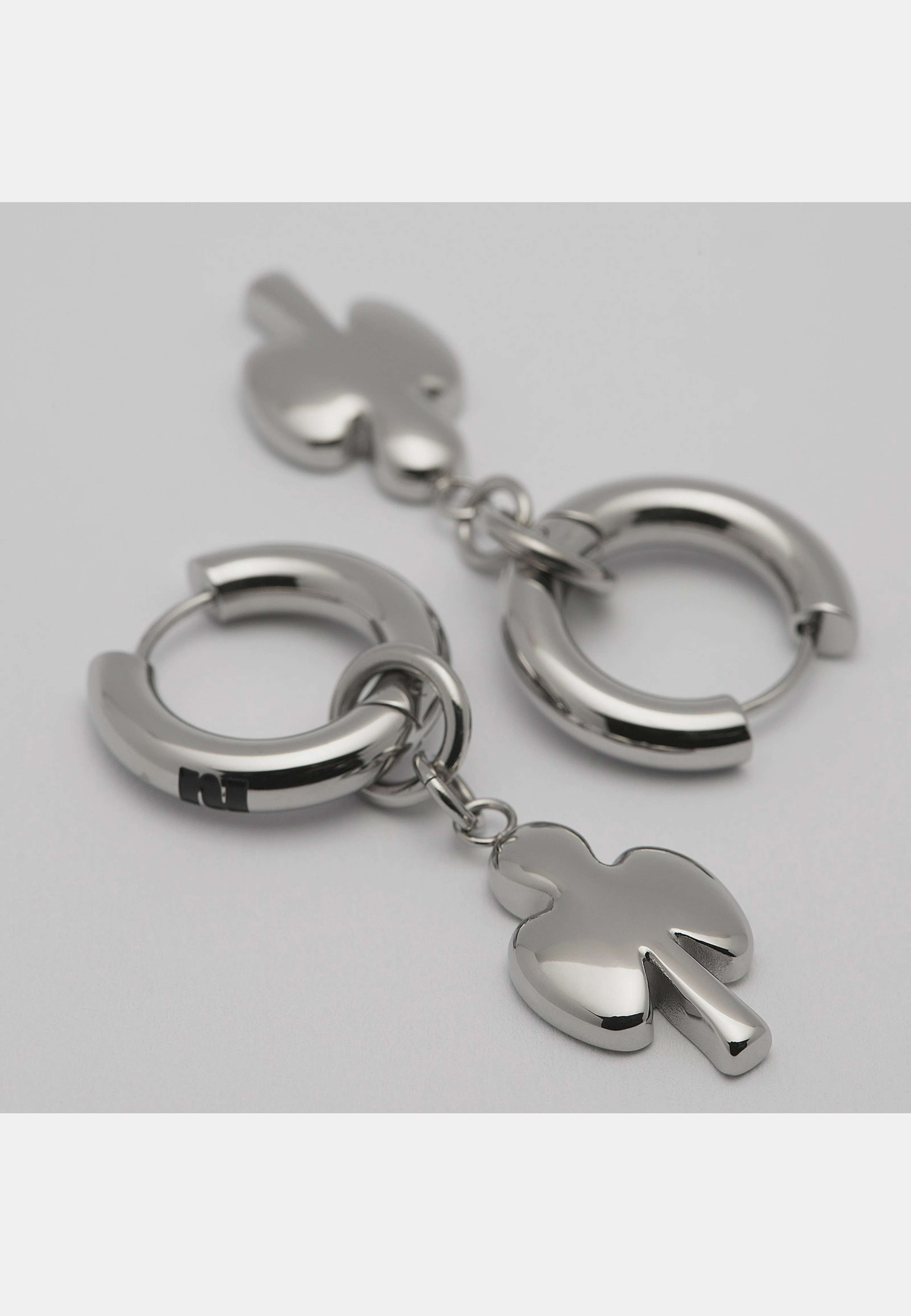 rhngen I Stl, Creol Med Klver - 20 Mm / 13x20 Mm, från true2u, i färgen silver. Klicka för att öppna bilden i stort format