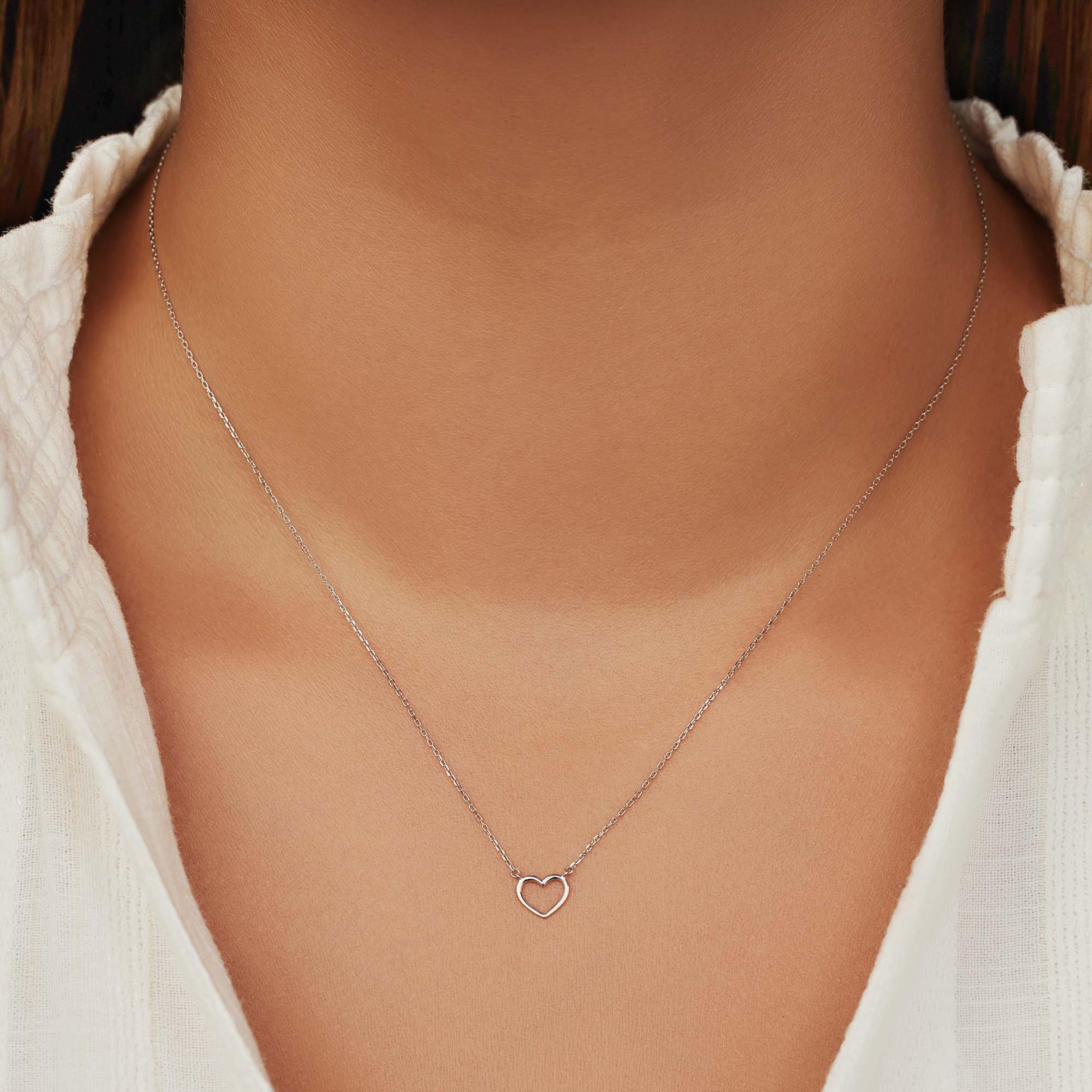 Isabel Bernard 14 Karat White Gold Necklace