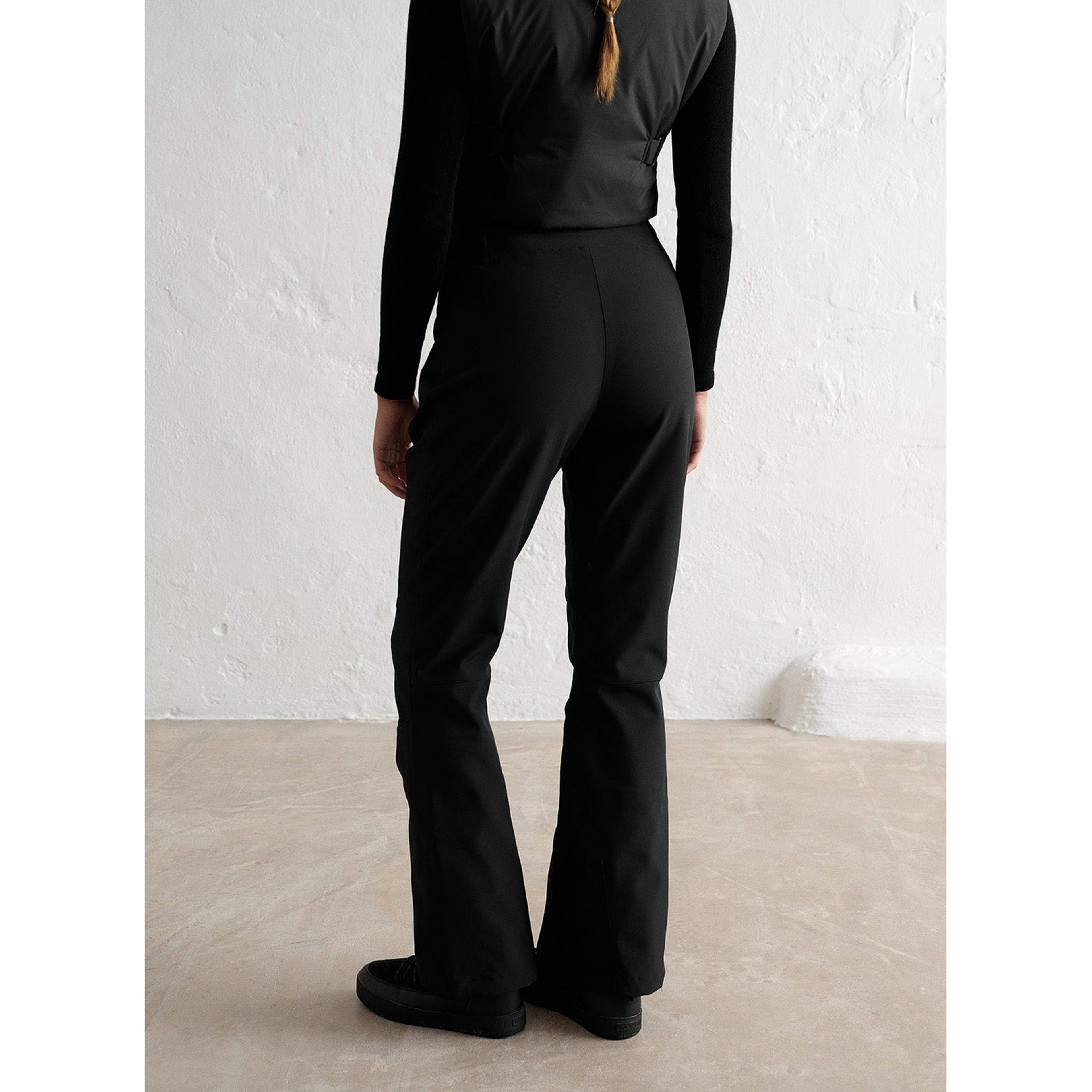 Black Stretch Thermo Pants