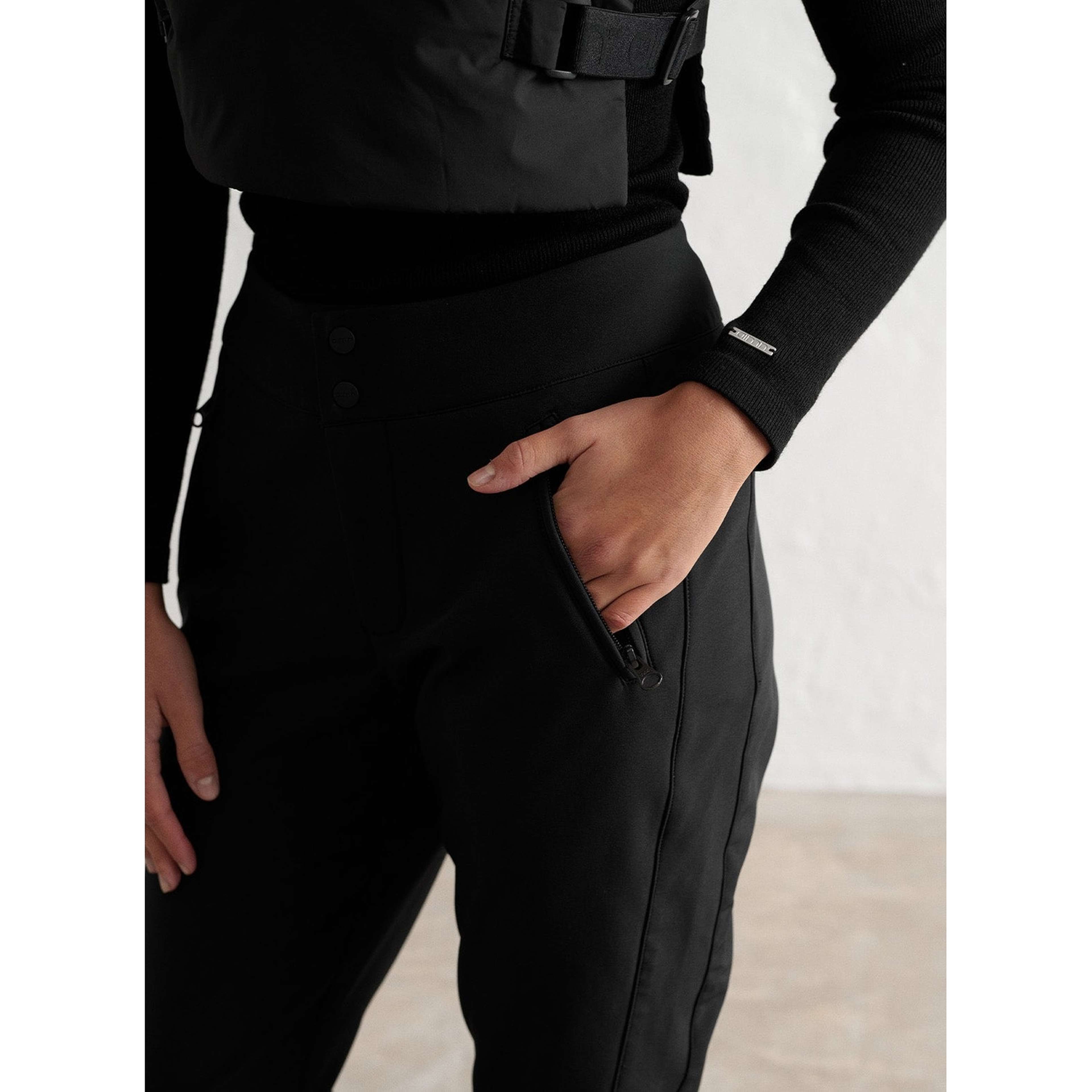 Black Stretch Thermo Pants