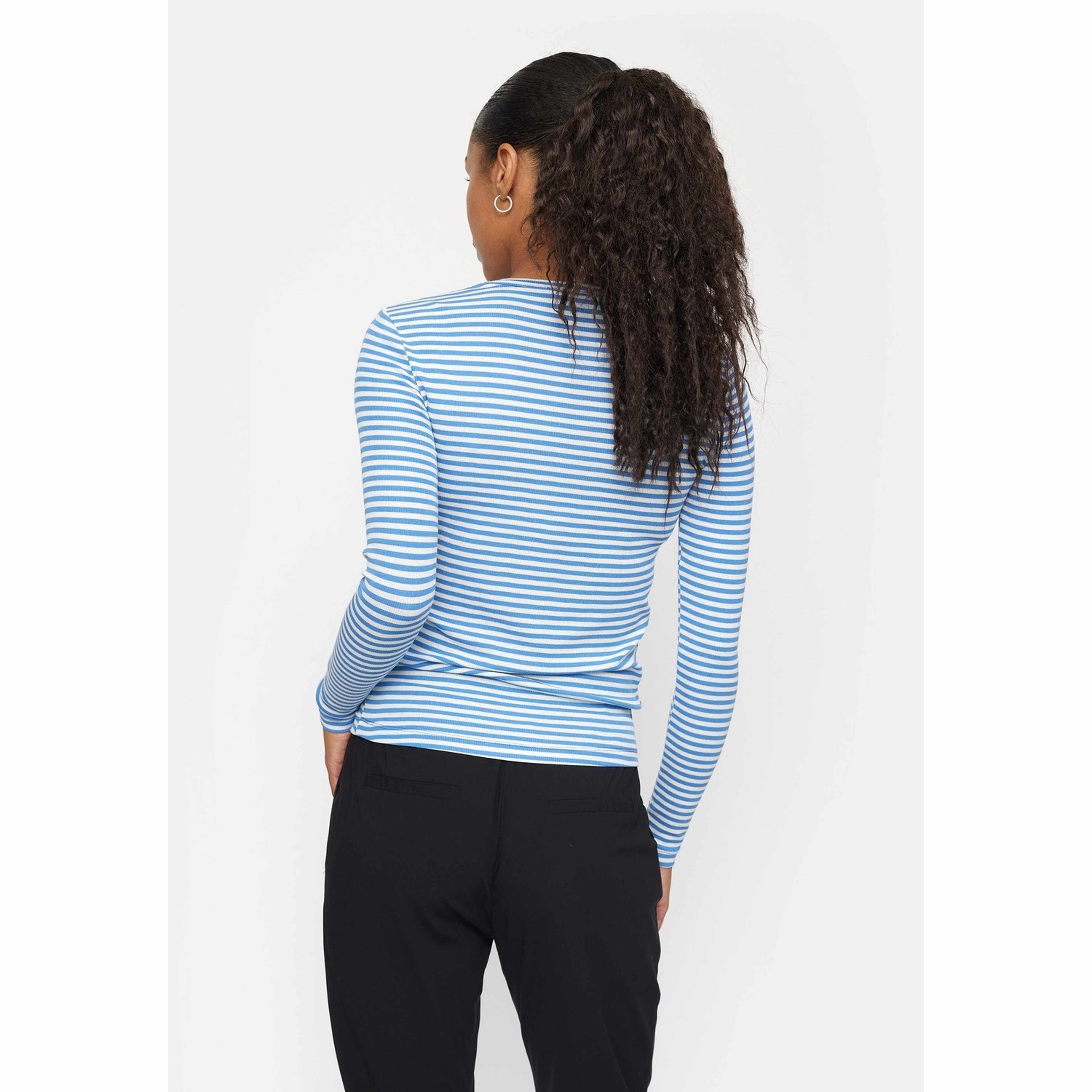 Srfenja Stripe O-neck Top