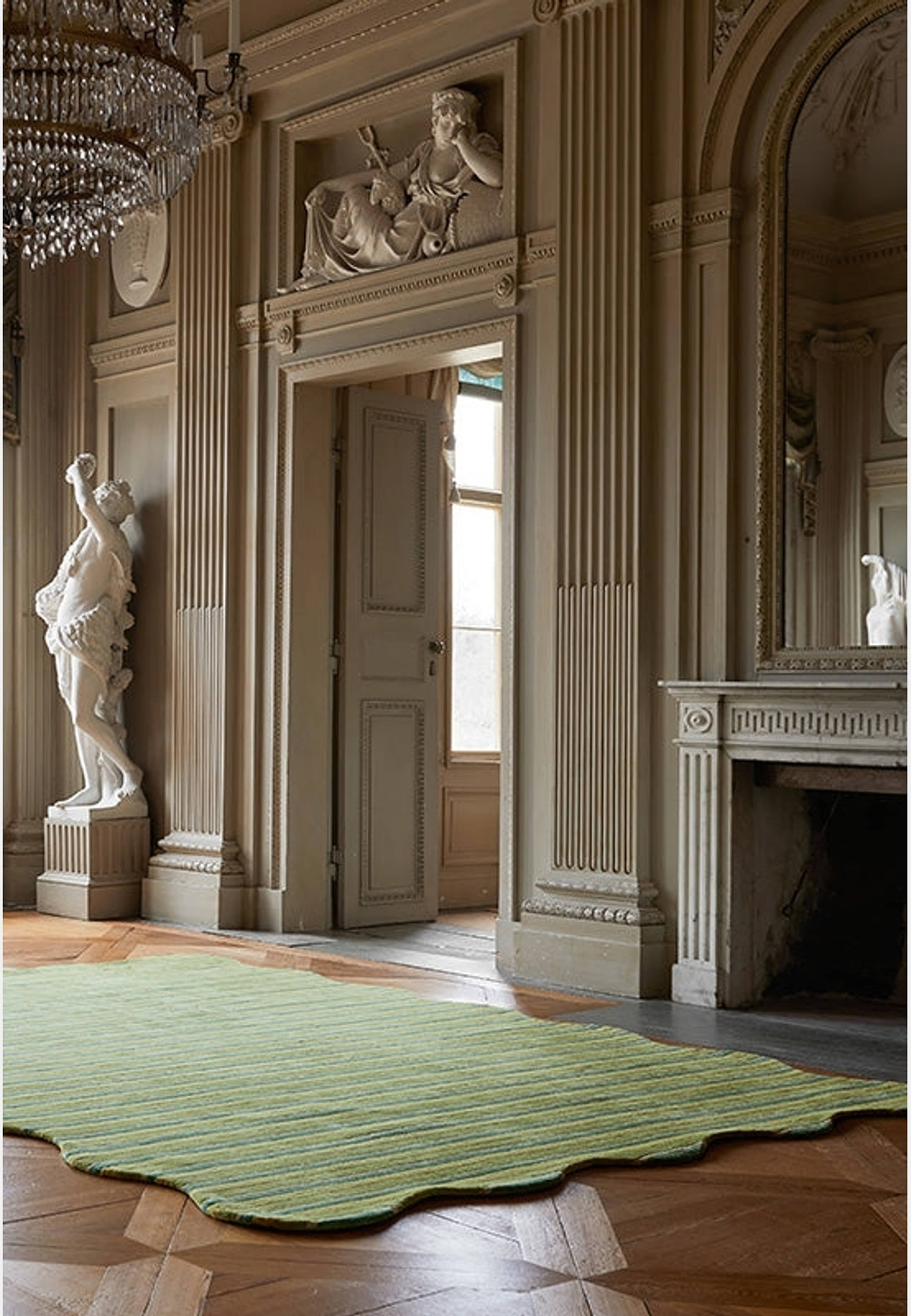 Scallop Lime Green, från Layered, i färgen lime green. Klicka för att öppna bilden i stort format